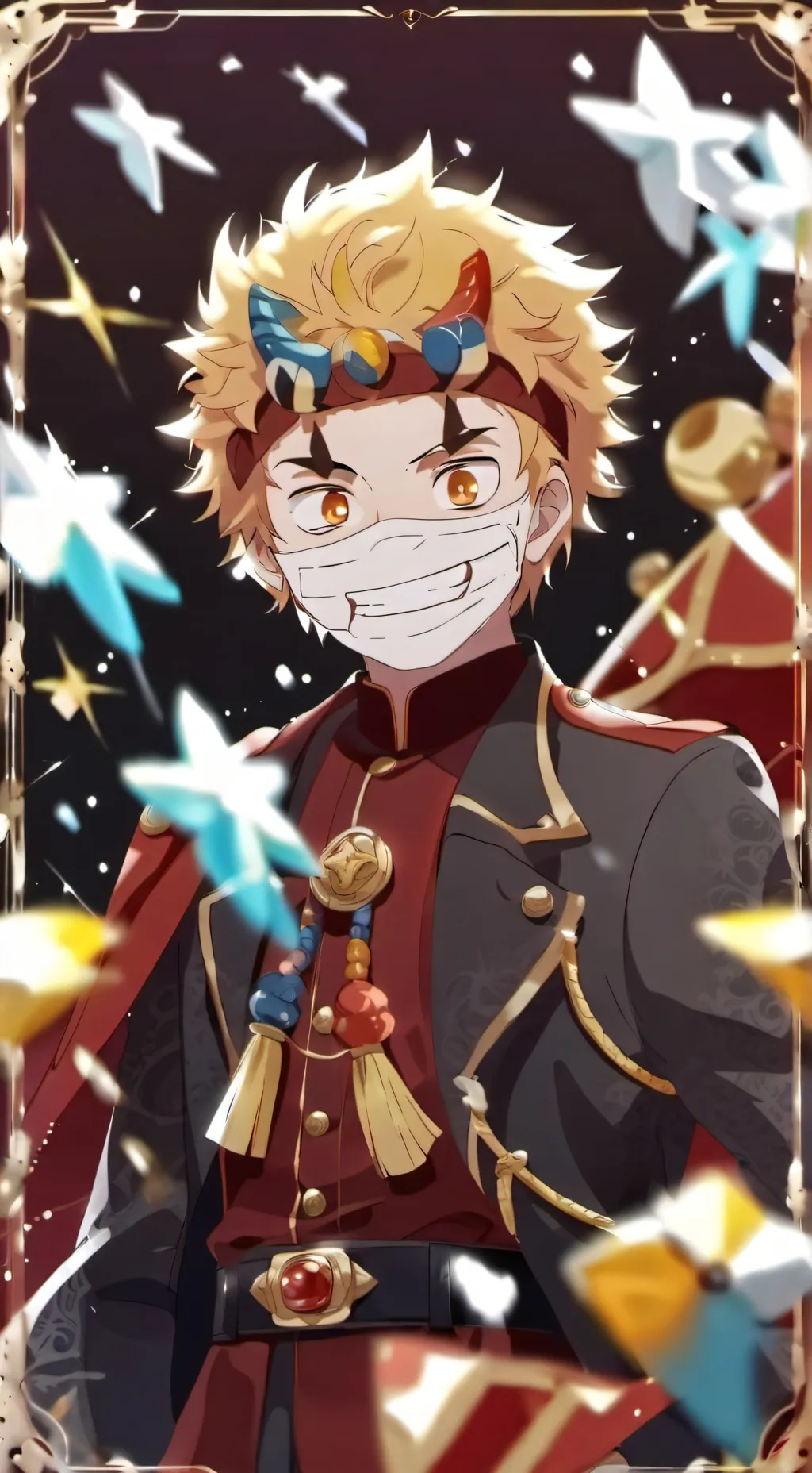 ai character: One piece (odd) background