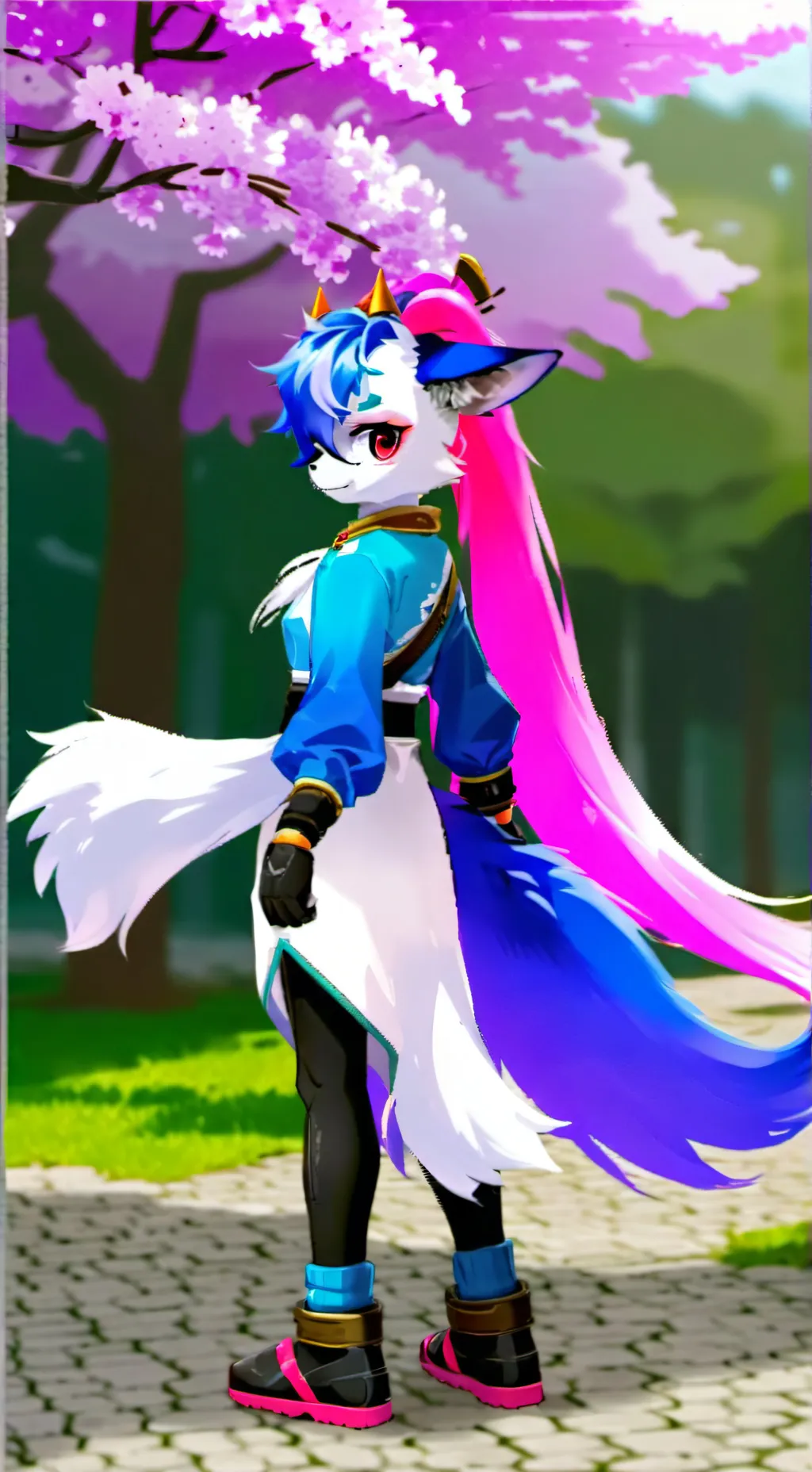 ai character: @rebeldafoxx background