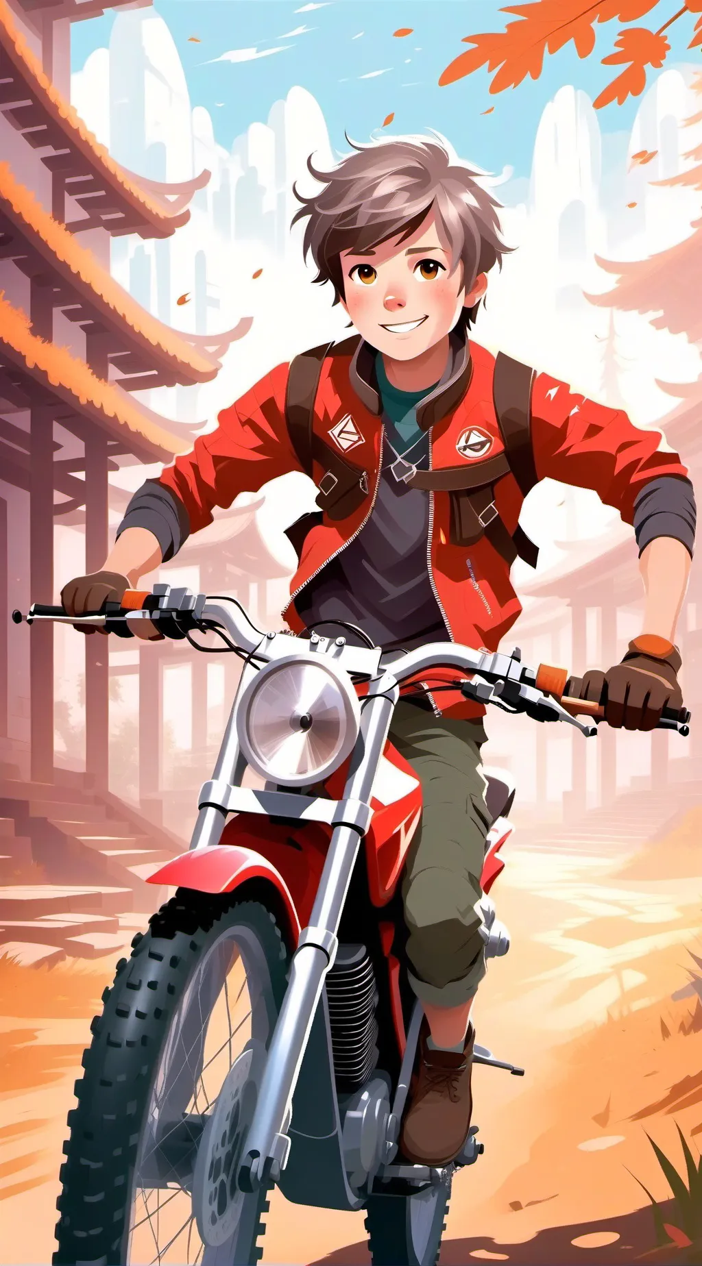 ai character: Jordon  background