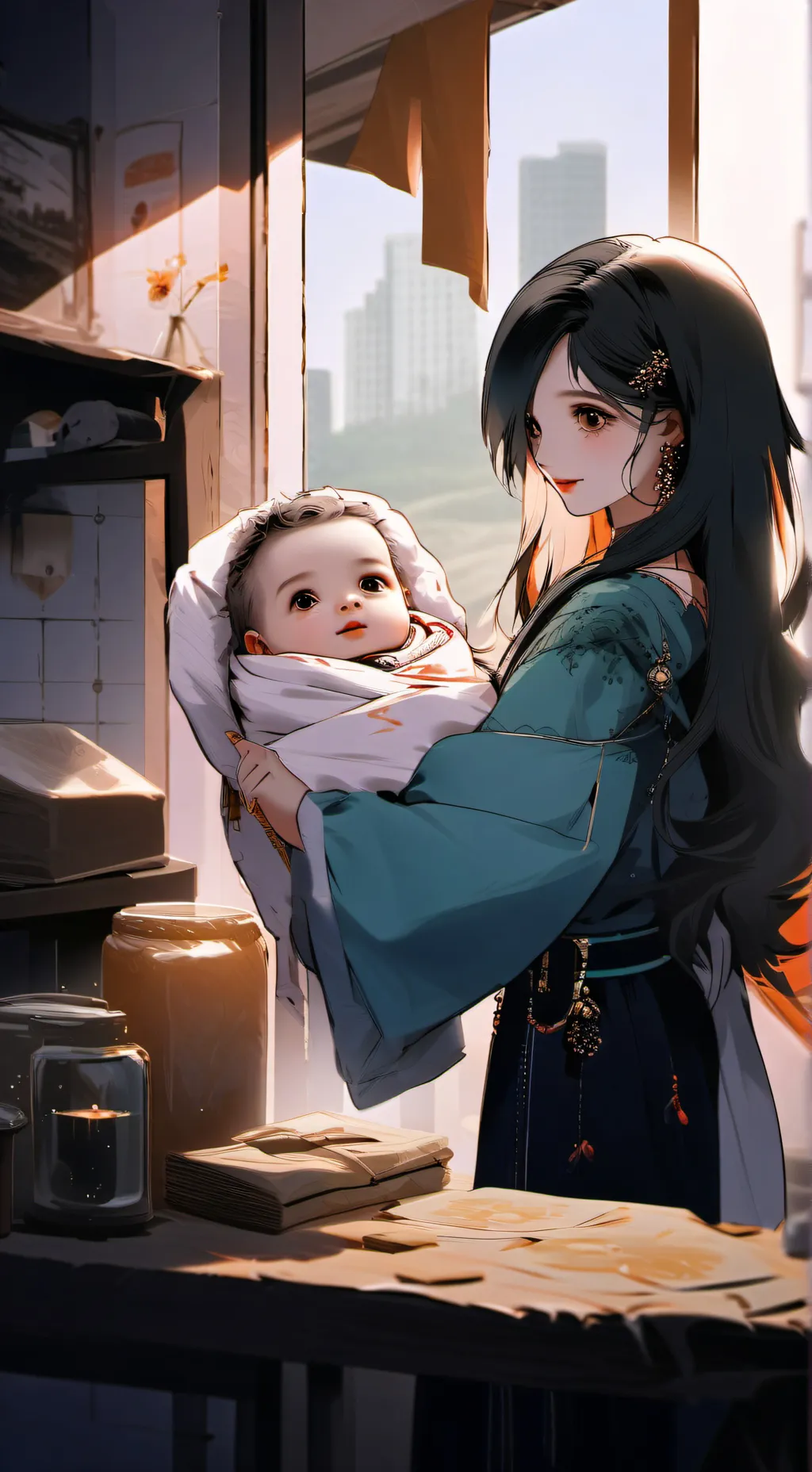 ai character: Blakely  background