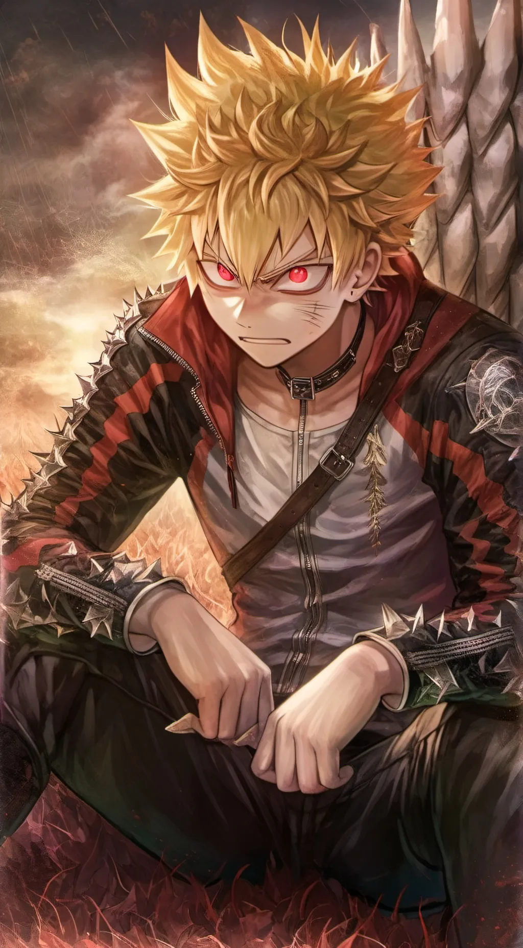 ai character: Katsuki|Scary..? background