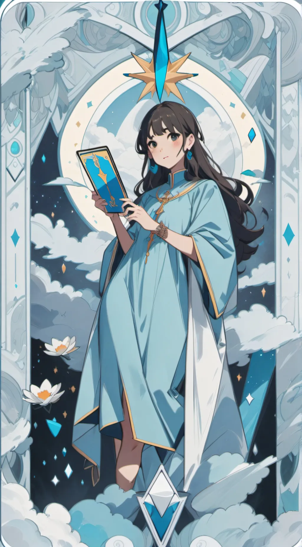 ai character: lara  background