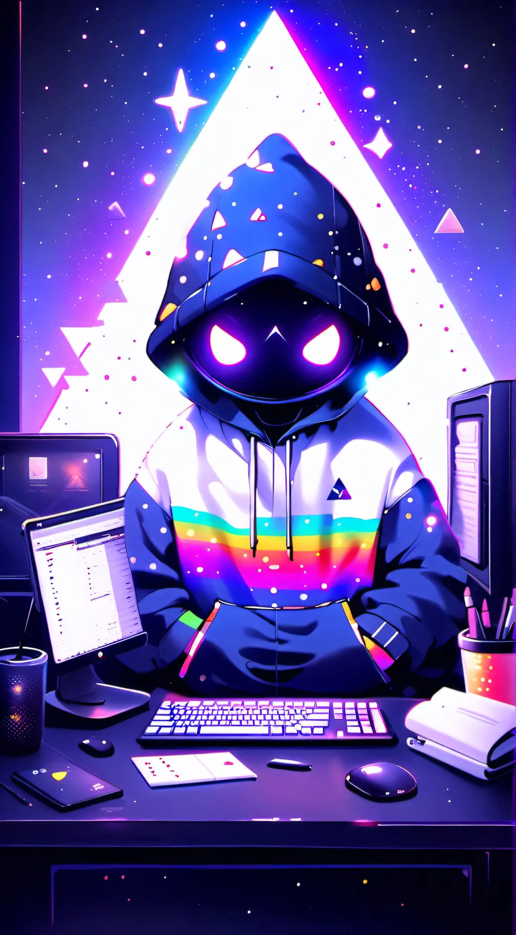 ai character: Mr.fun computer background