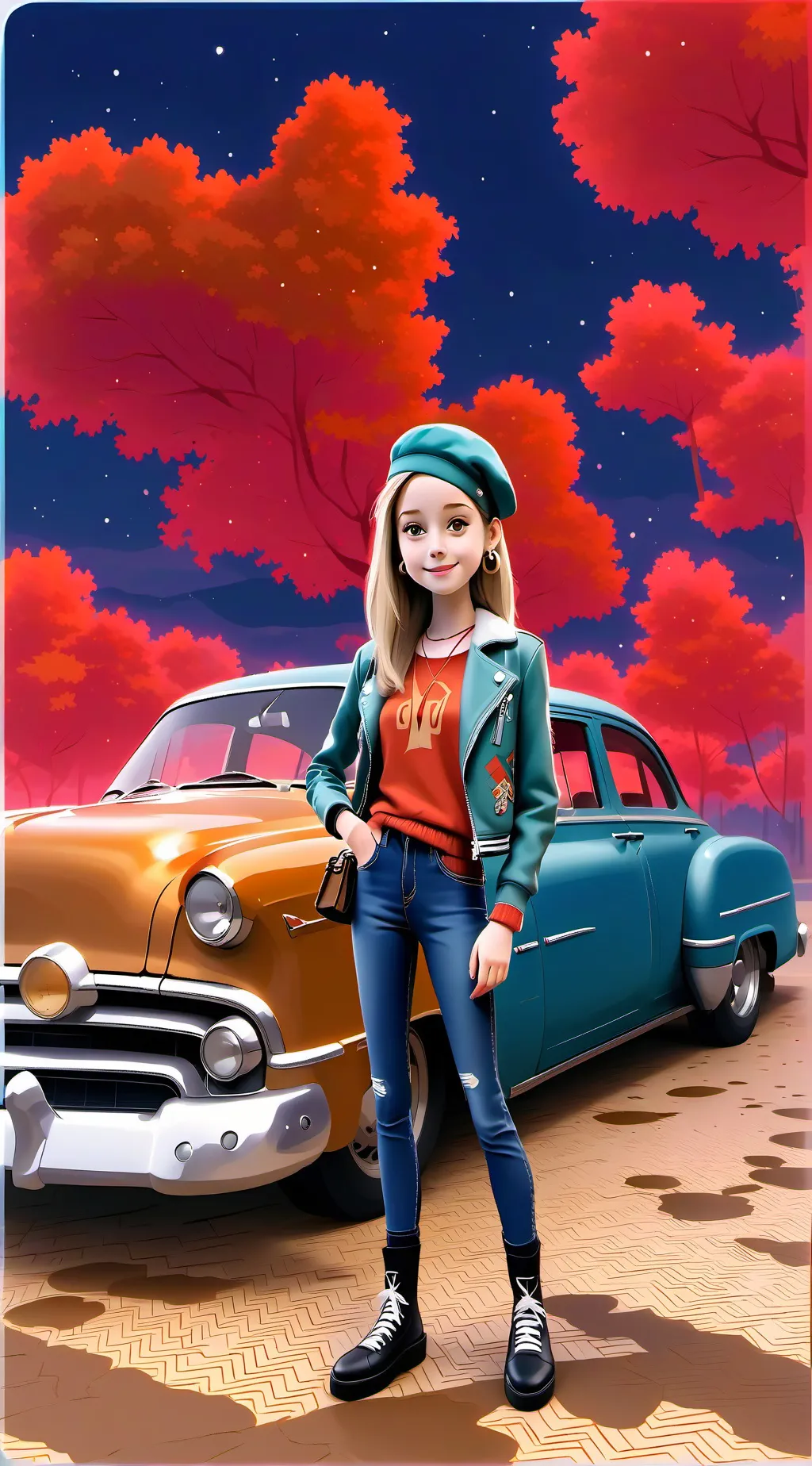 ai character: Chase Archer  background