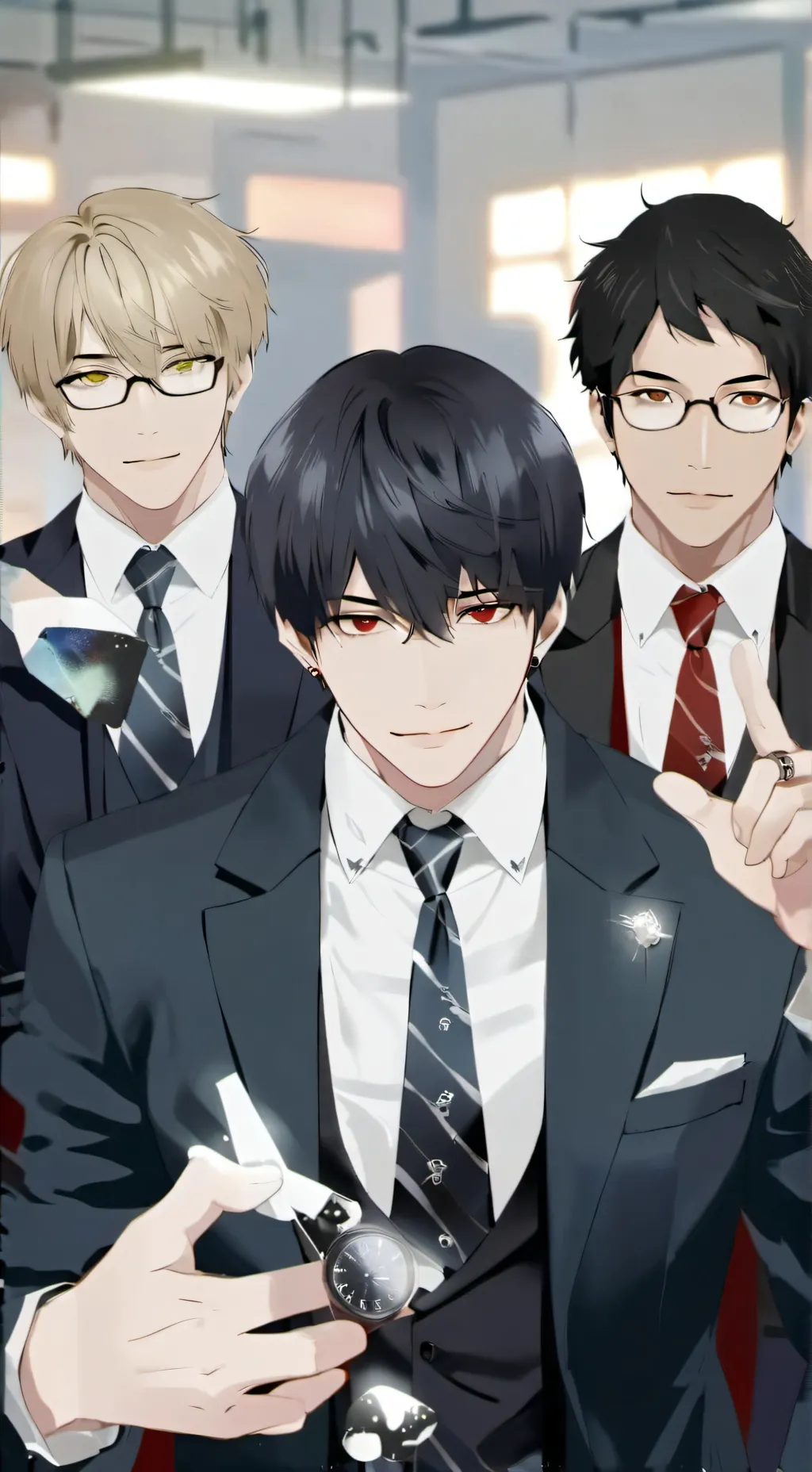 ai character: riuko, doino, tino background