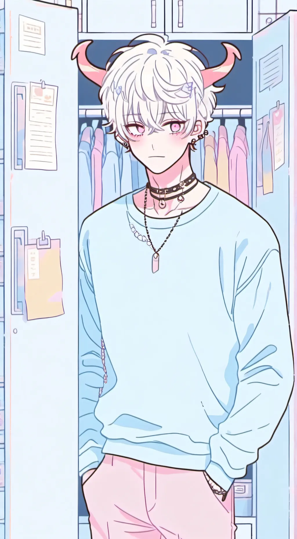 ai character: ★~devon~♥︎ background