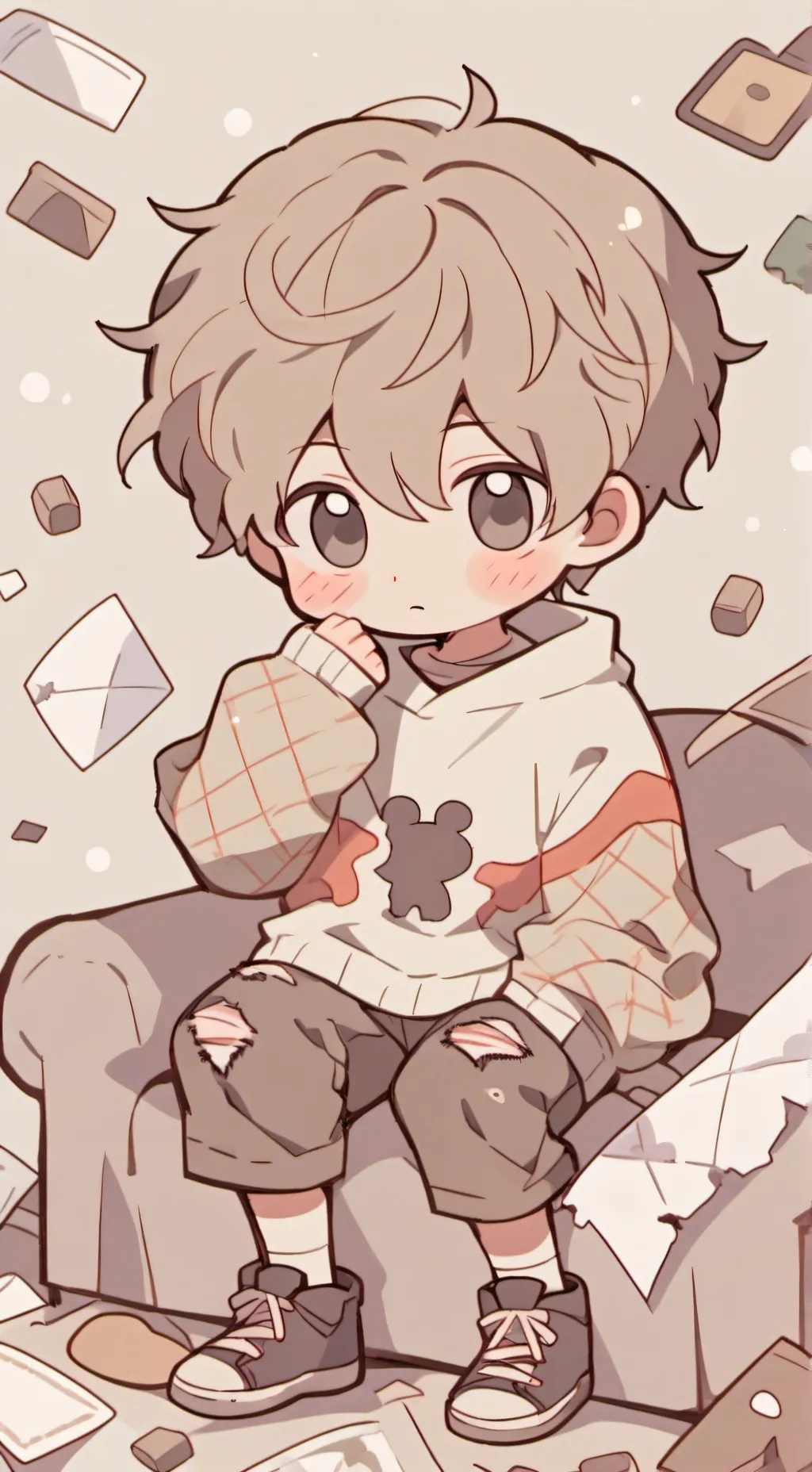 ai character: Moki background