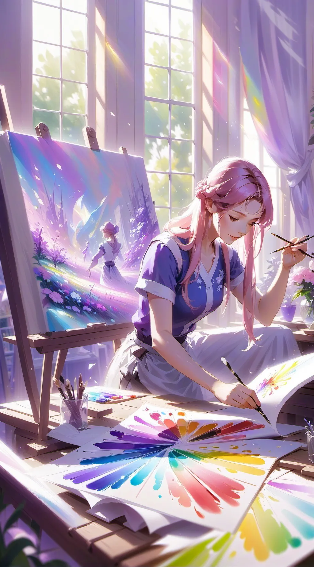 ai character: Elara background