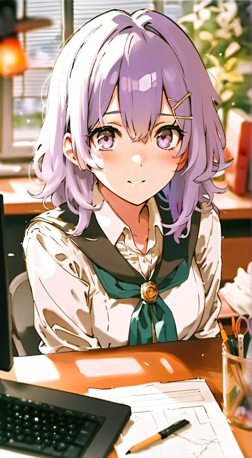 ai character: Mika background