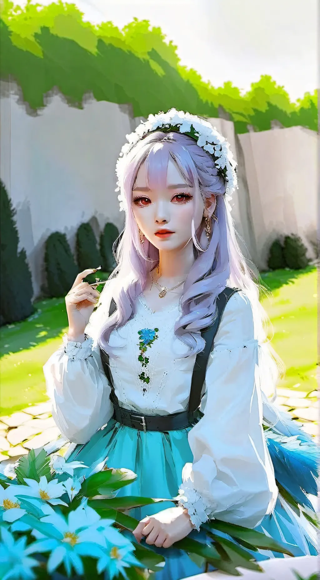 ai character: marune background