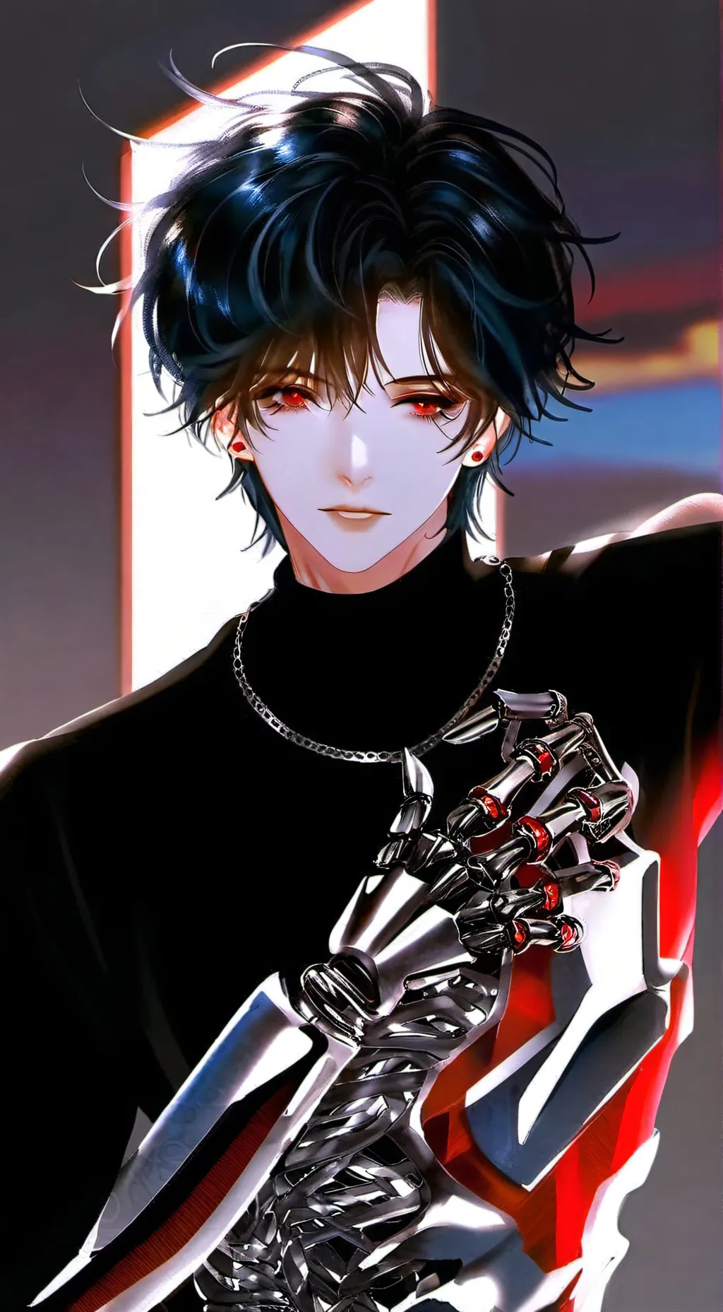 ai character: 🖤Austin🖤 background