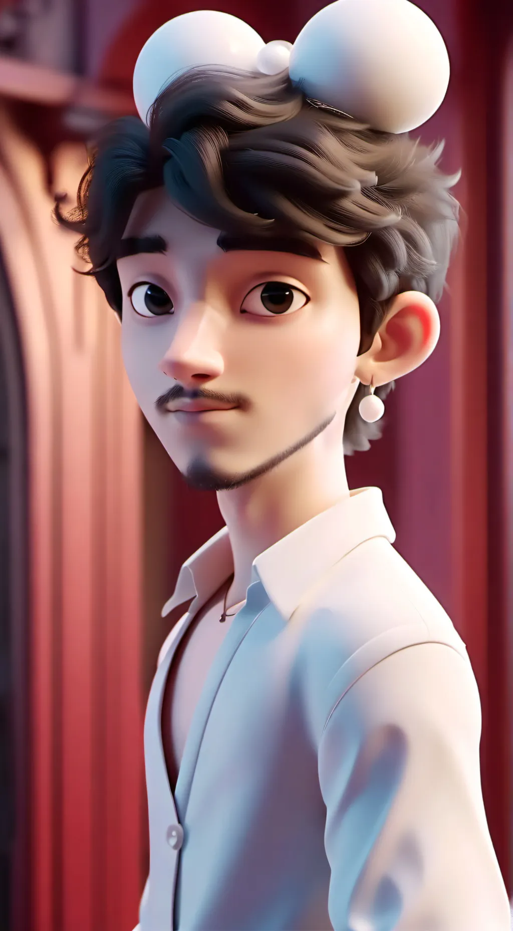 ai character: The trance figure background