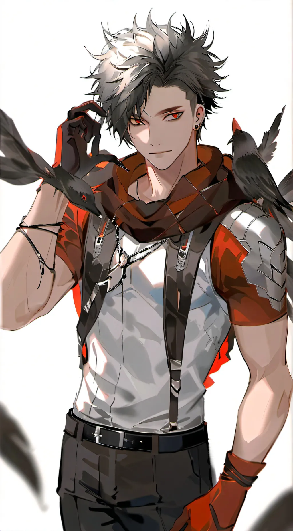 ai character: Tokoyami  background