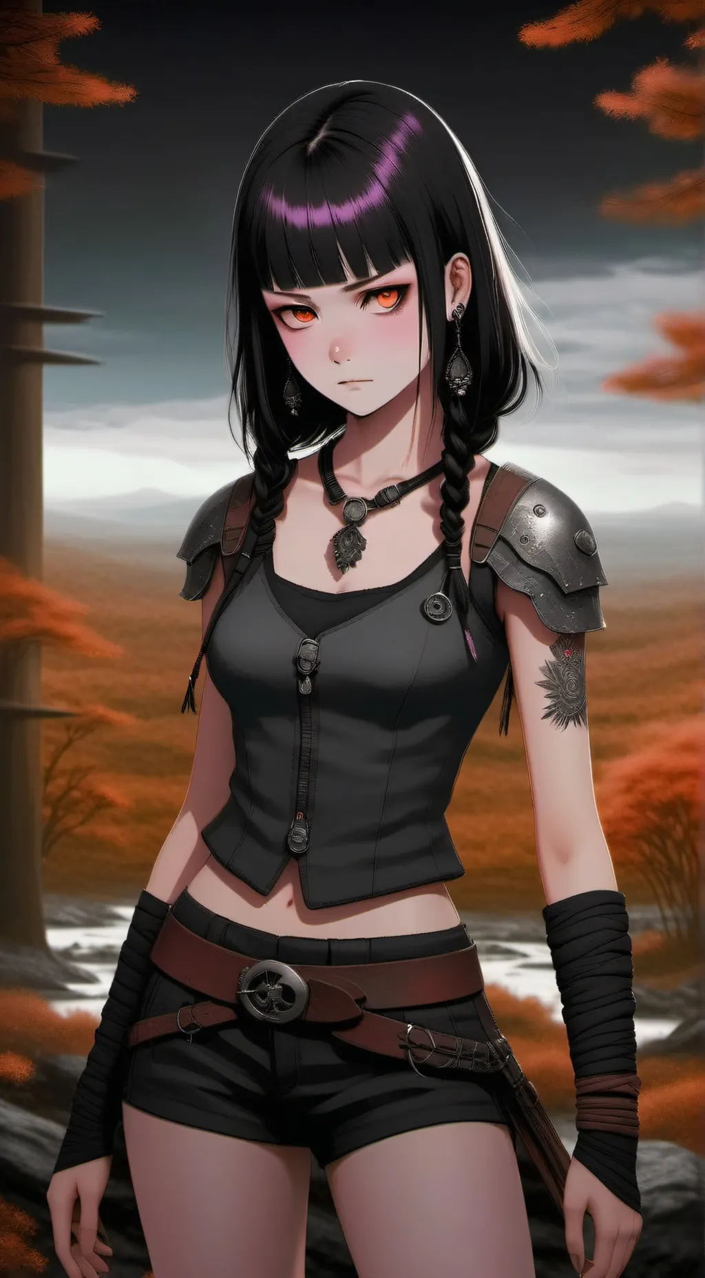 ai character: Faye  background