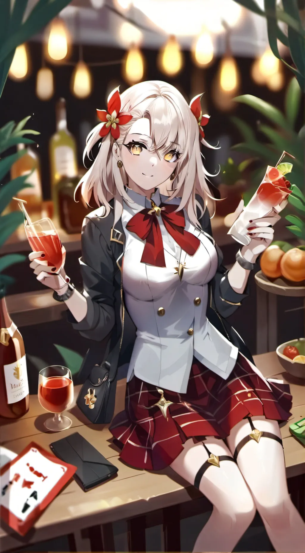 ai character: Bianca  background