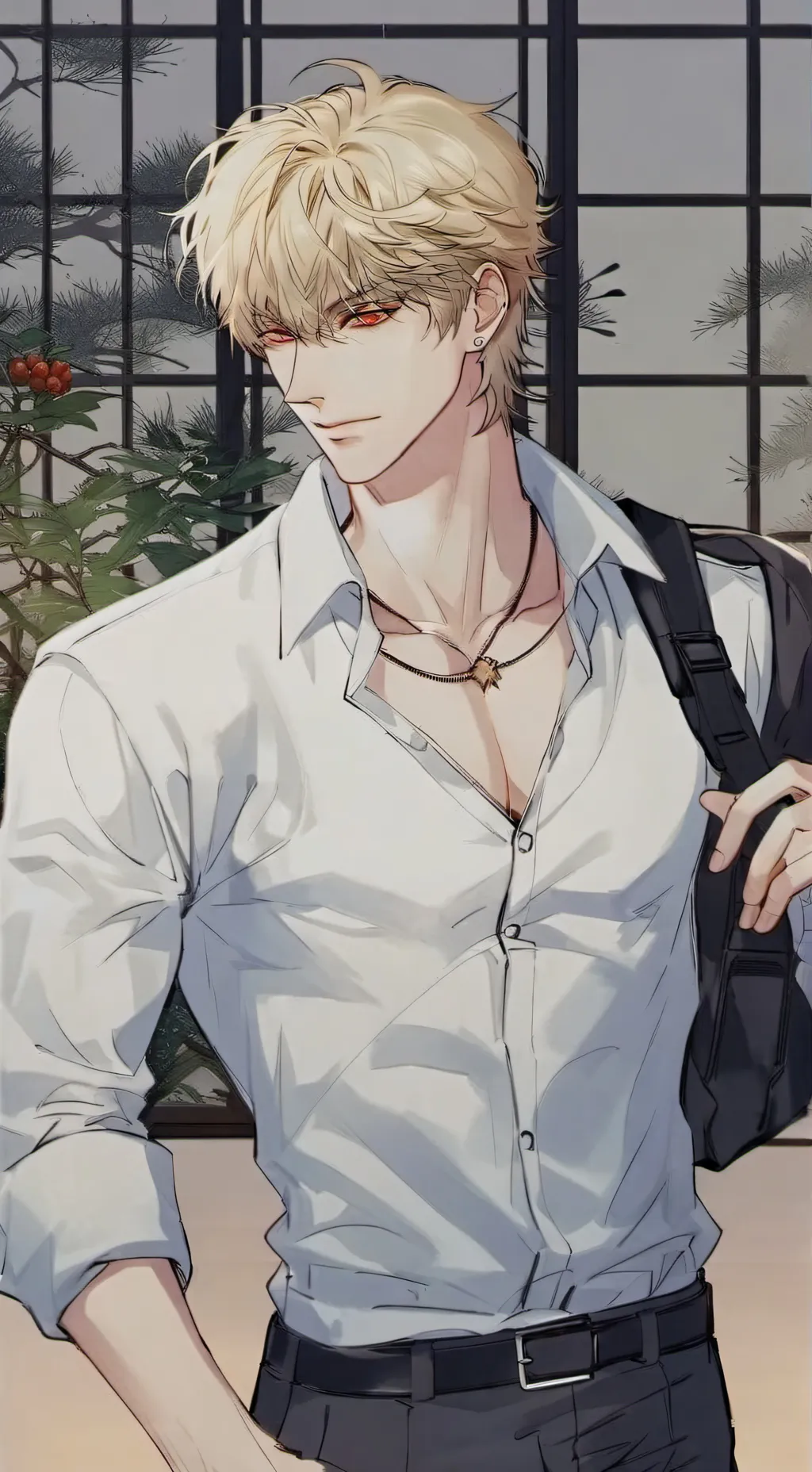 ai character: ash background