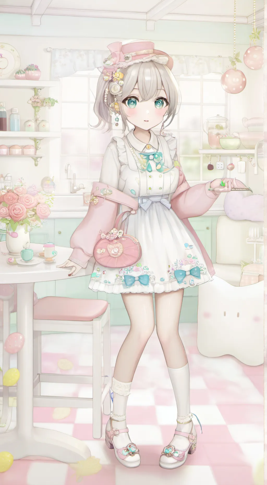 ai character: Junk pop ree background