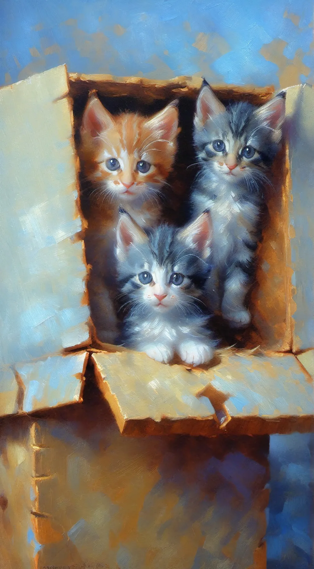 ai character: abandon kittens background