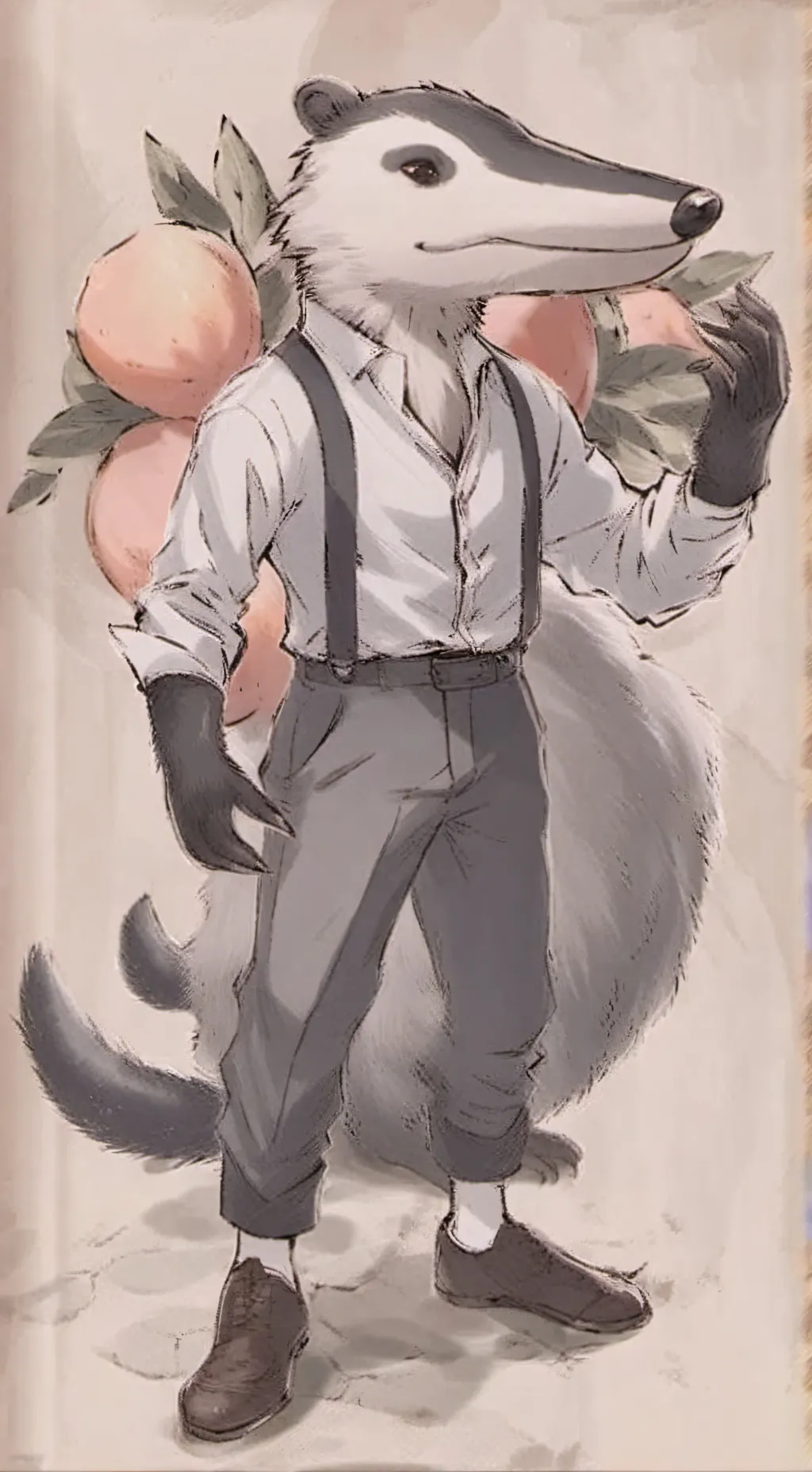 ai character: Arihiko  background