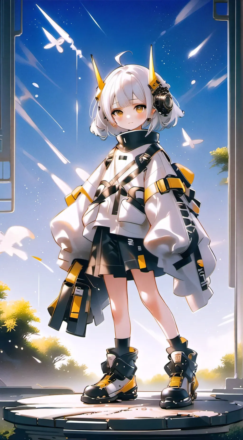 ai character: kny kid background