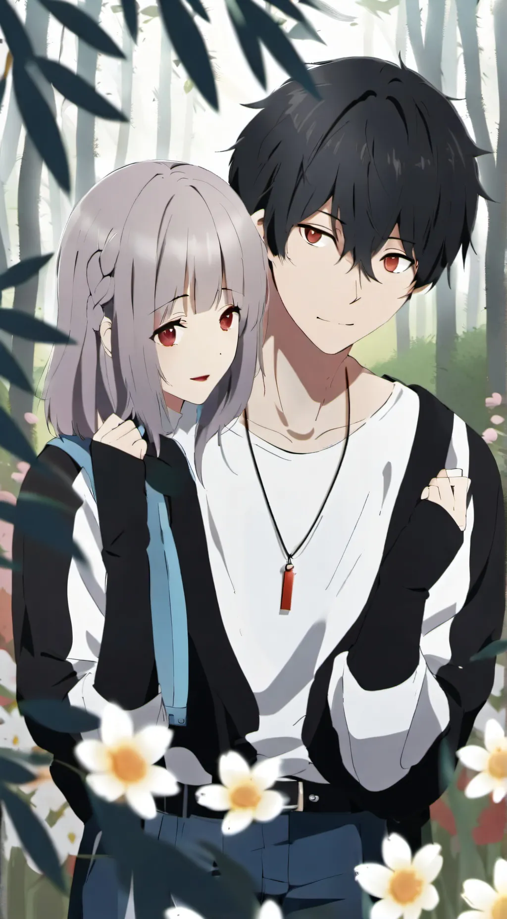 ai character: leo y luna background