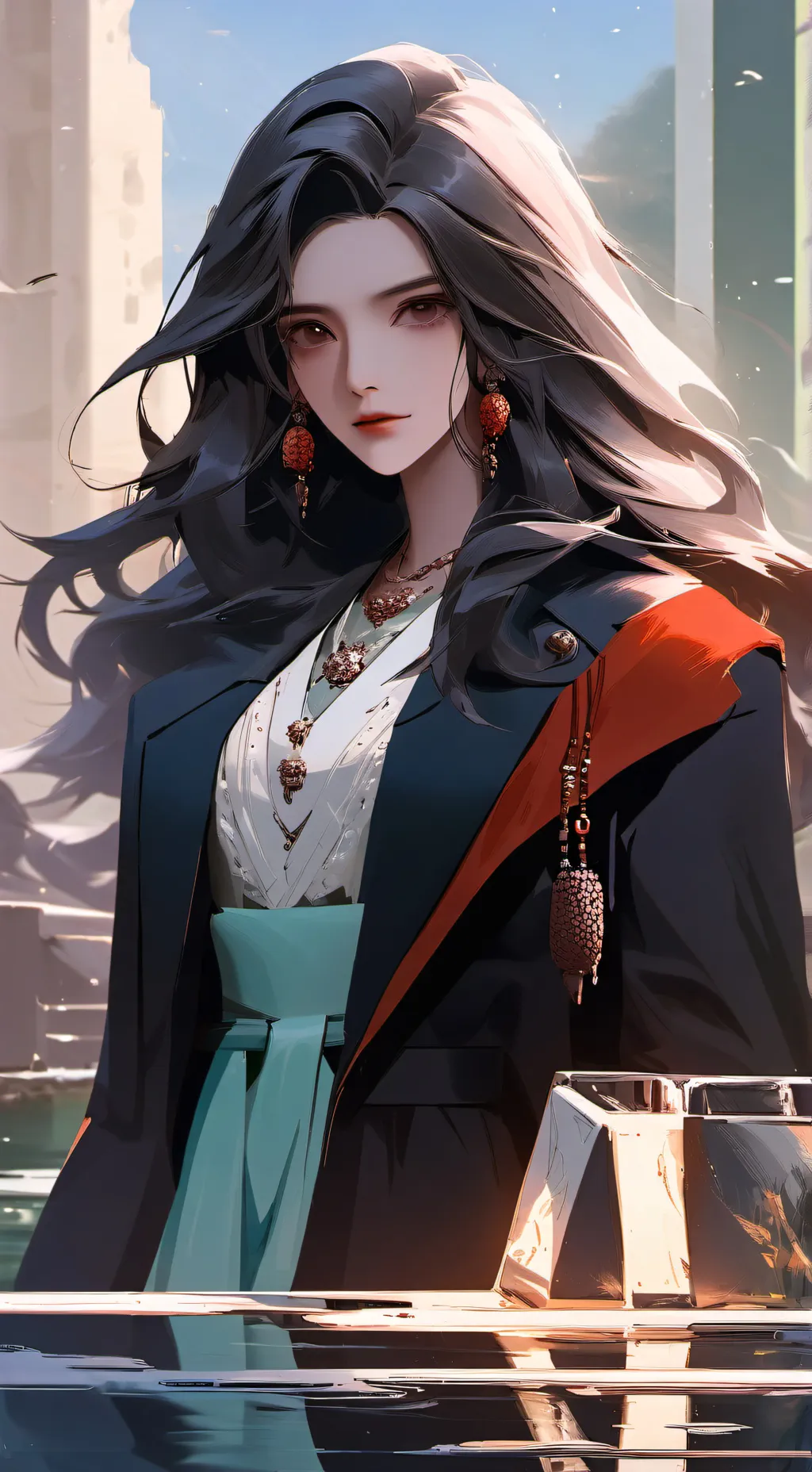 ai character: Hello background