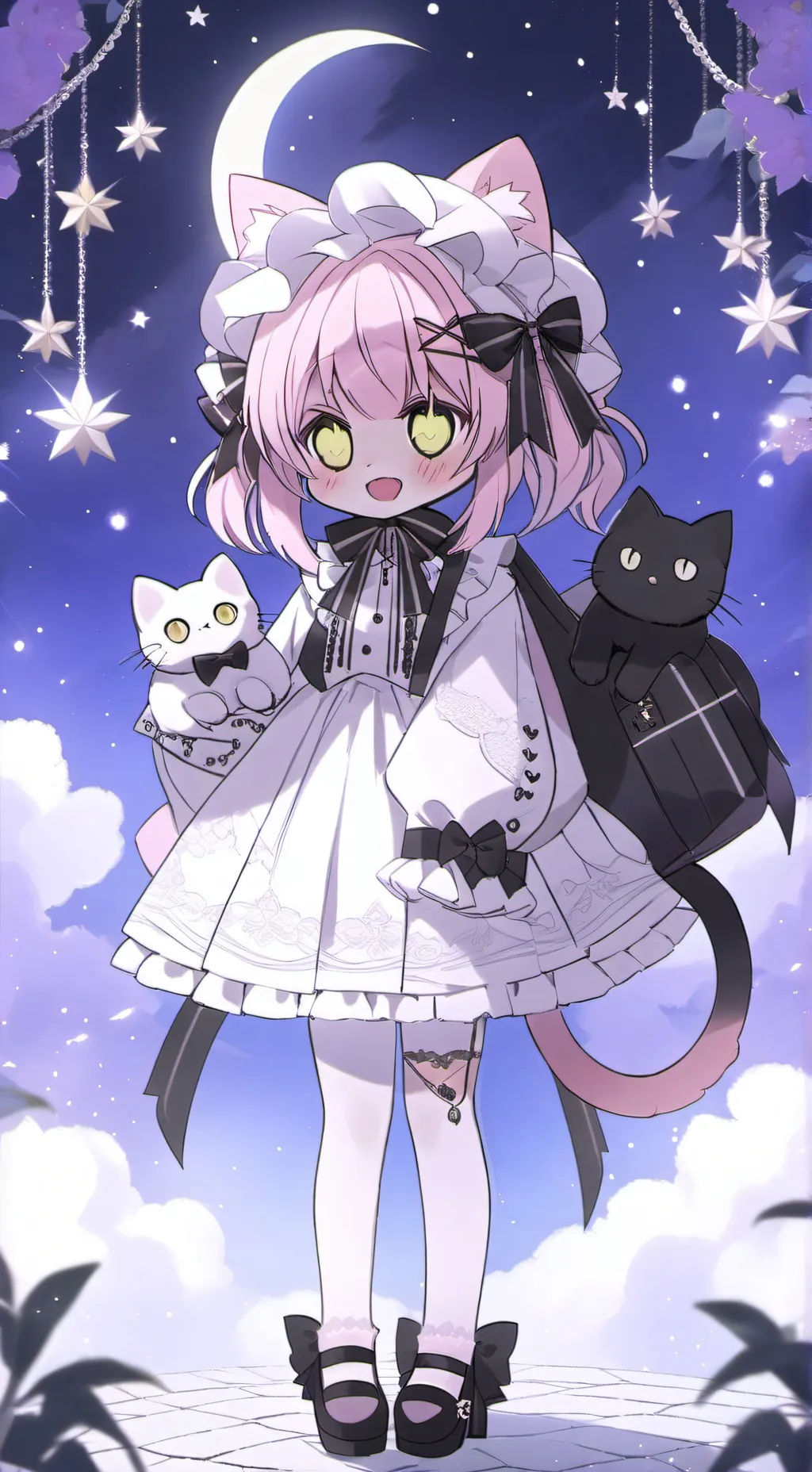 ai character: Aurora background