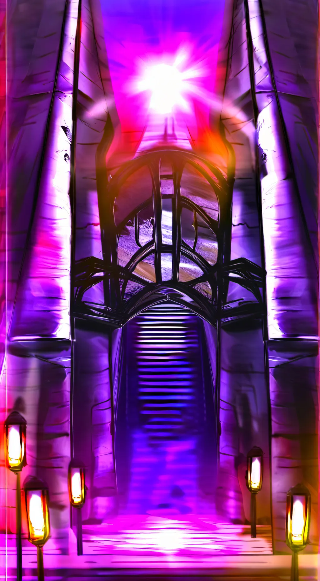 ai character: Md Panic au background