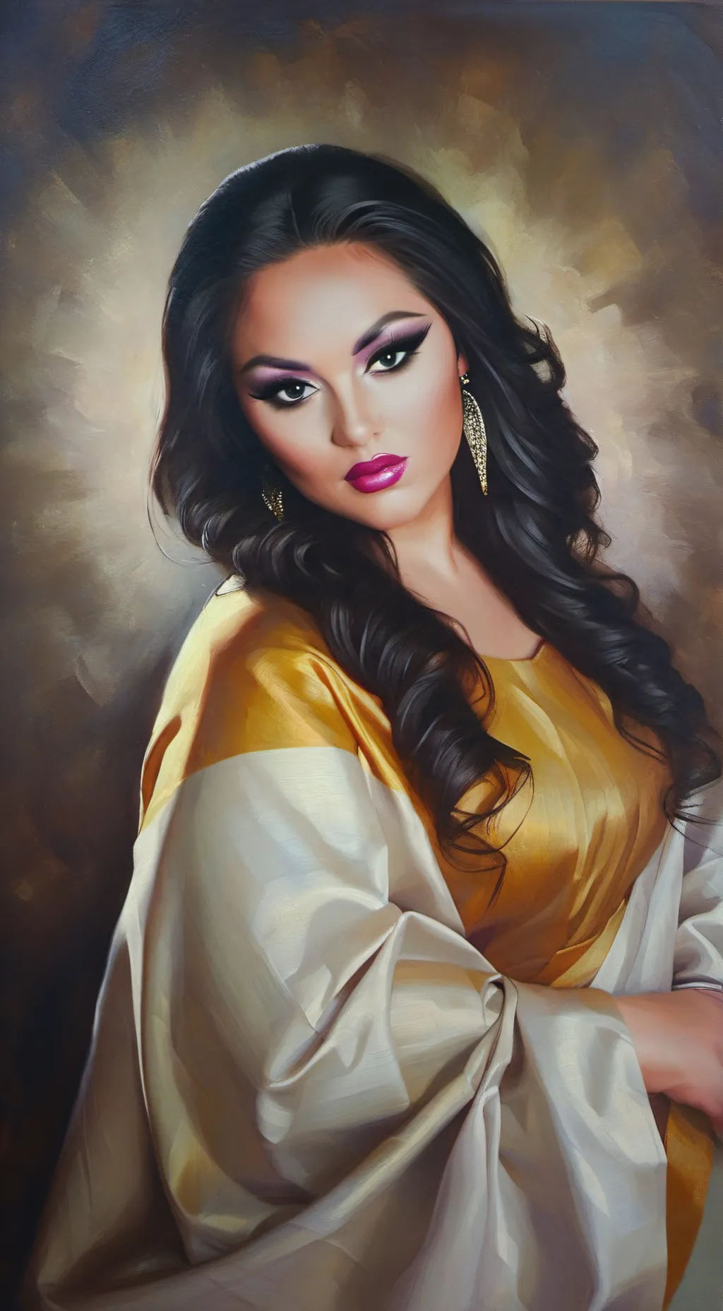 ai character: Zita makeup background