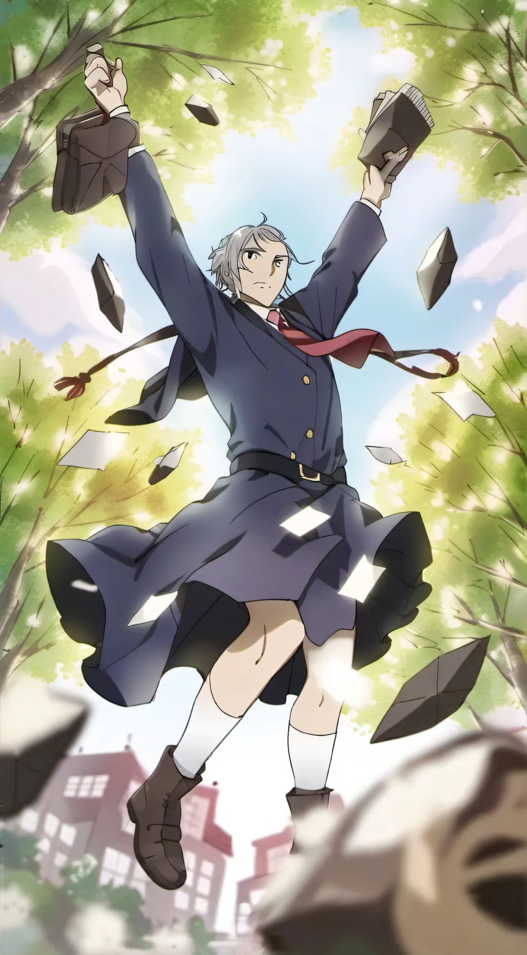 ai character: high school background