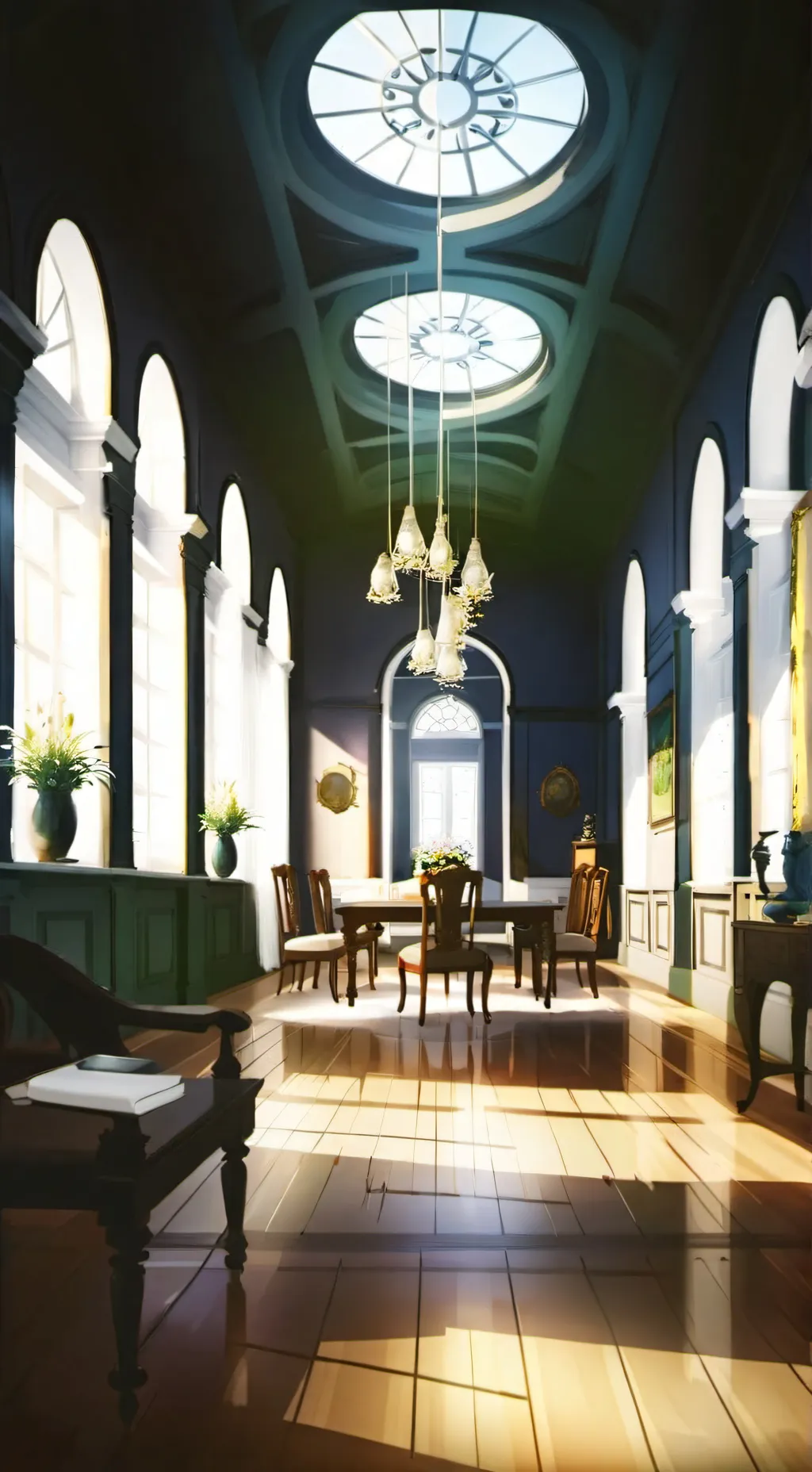 ai character: The forgotten room background