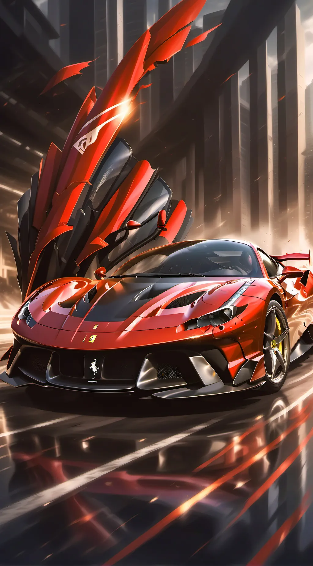 ai character: squid game  background