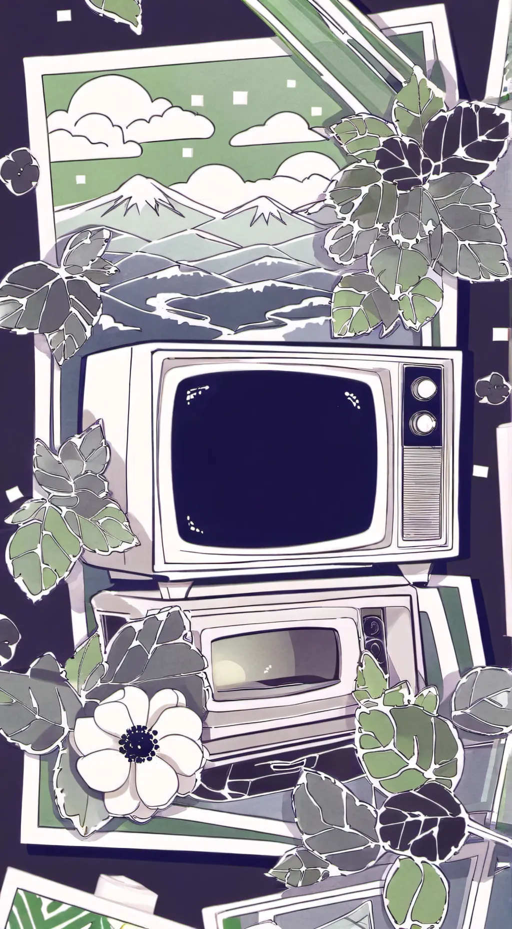 ai character: Vee📺🟢🎤 background