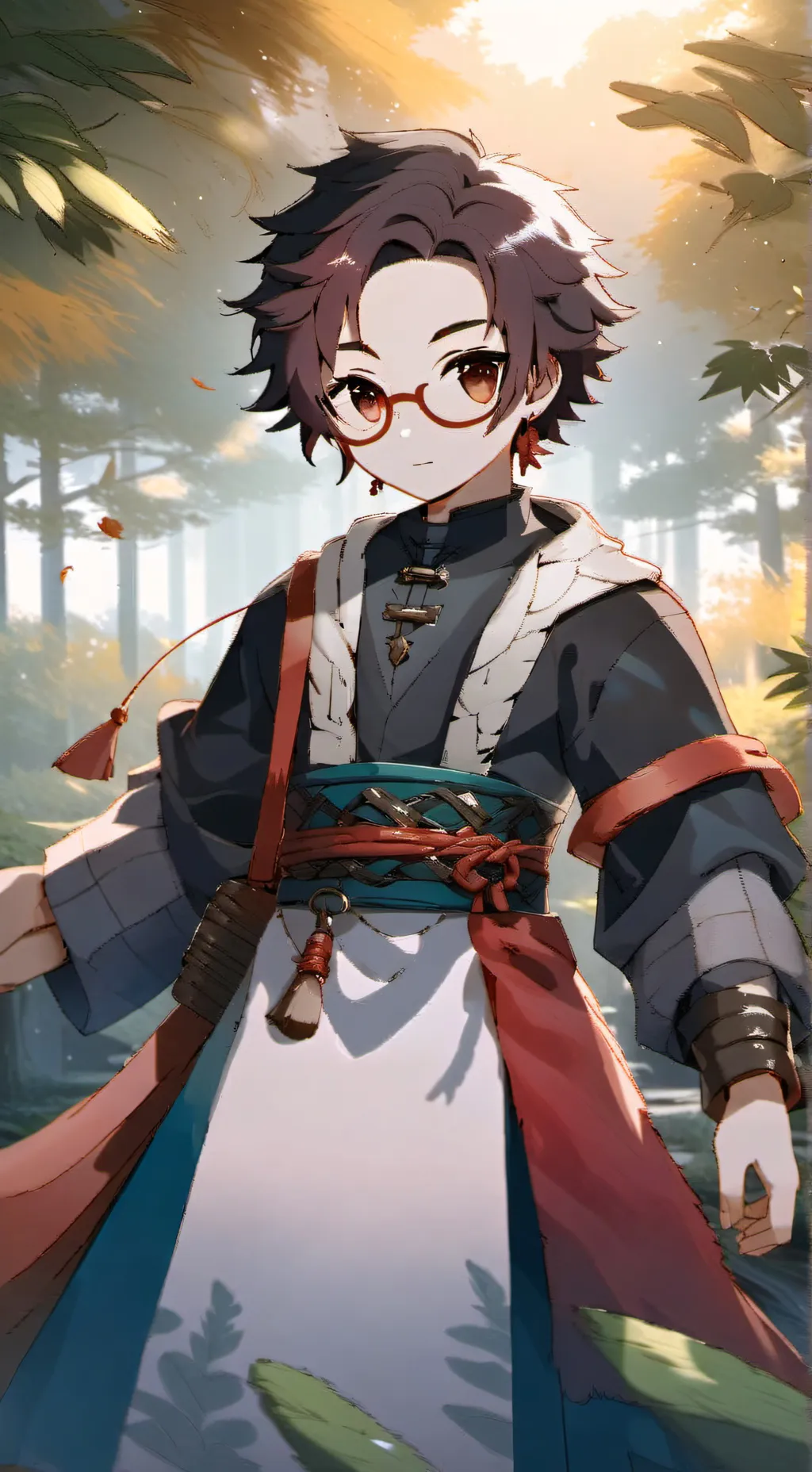 ai character: 🔥Tanjiro💧 background