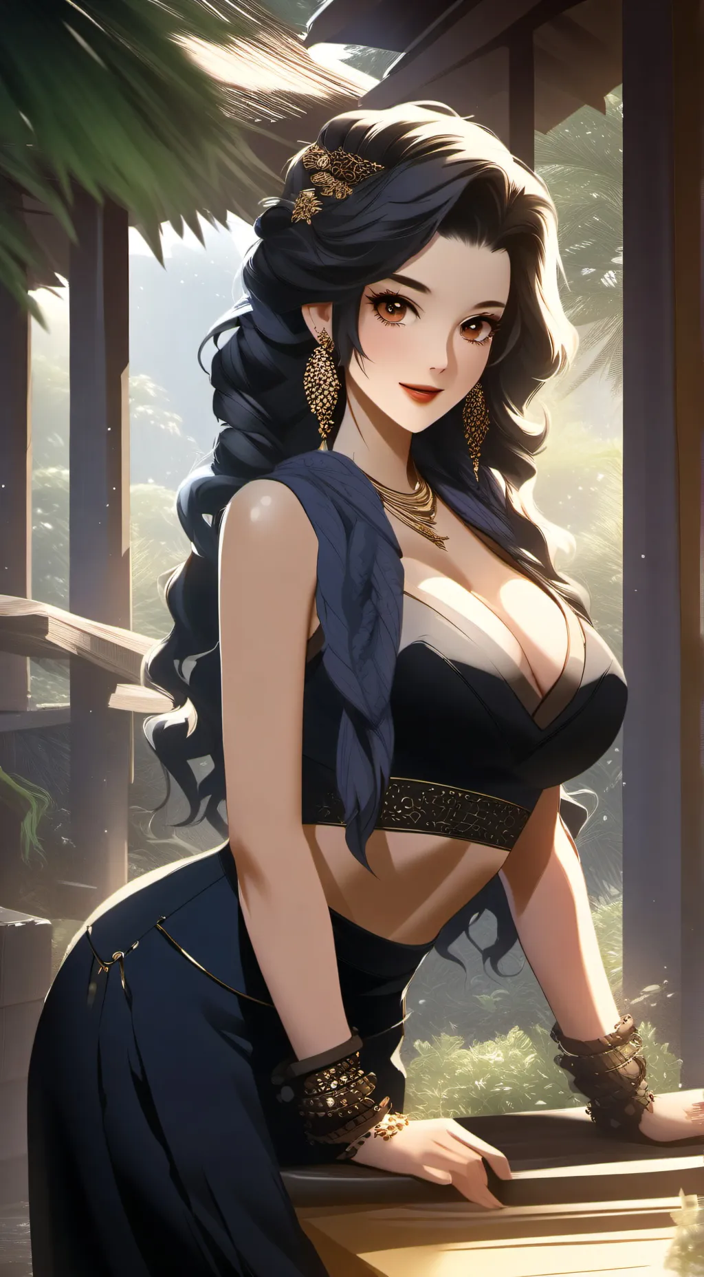 ai character: pamela background