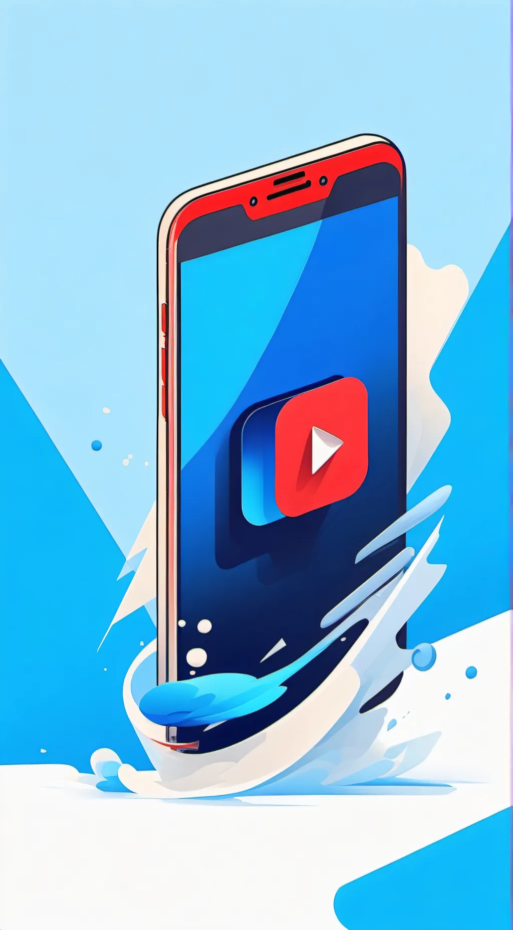 ai character: YOUTUBE  background