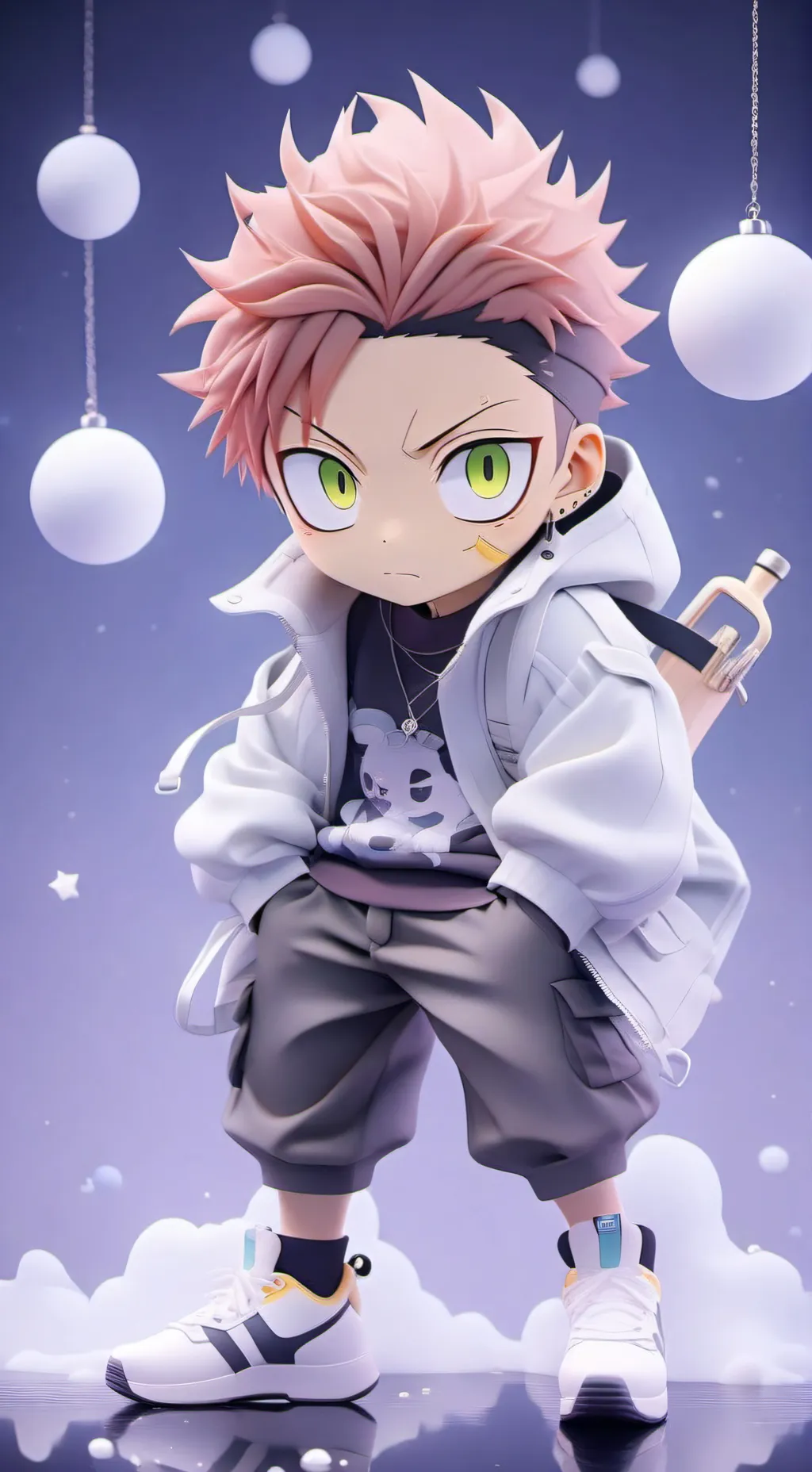 ai character: Itadori yuji  background