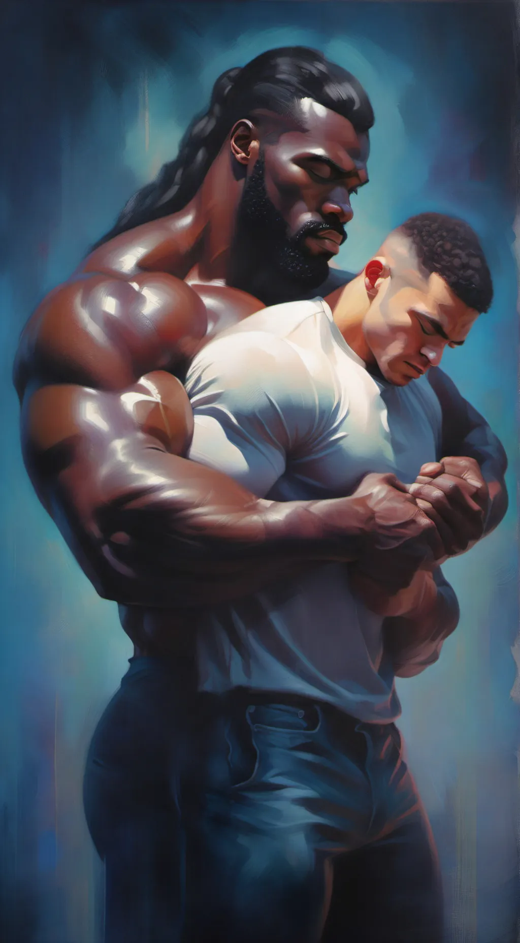 ai character: Kijanh and Tanoki  background