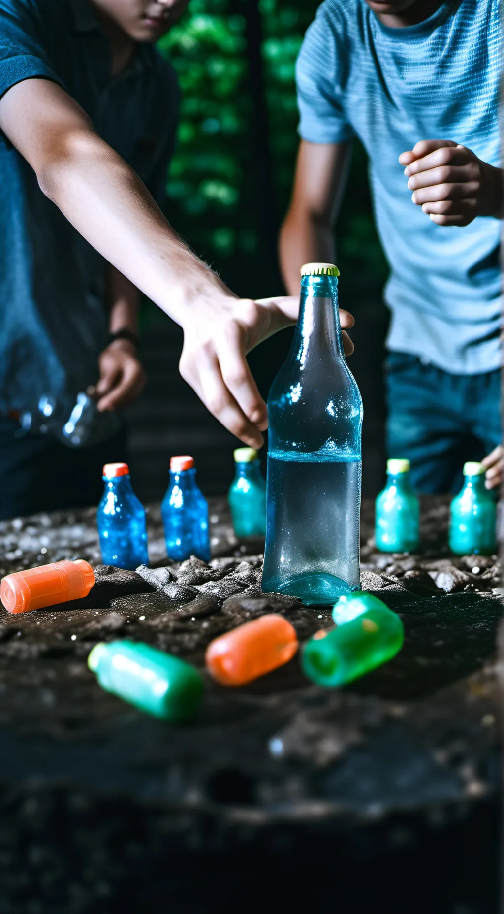 ai character: spin the bottle  background