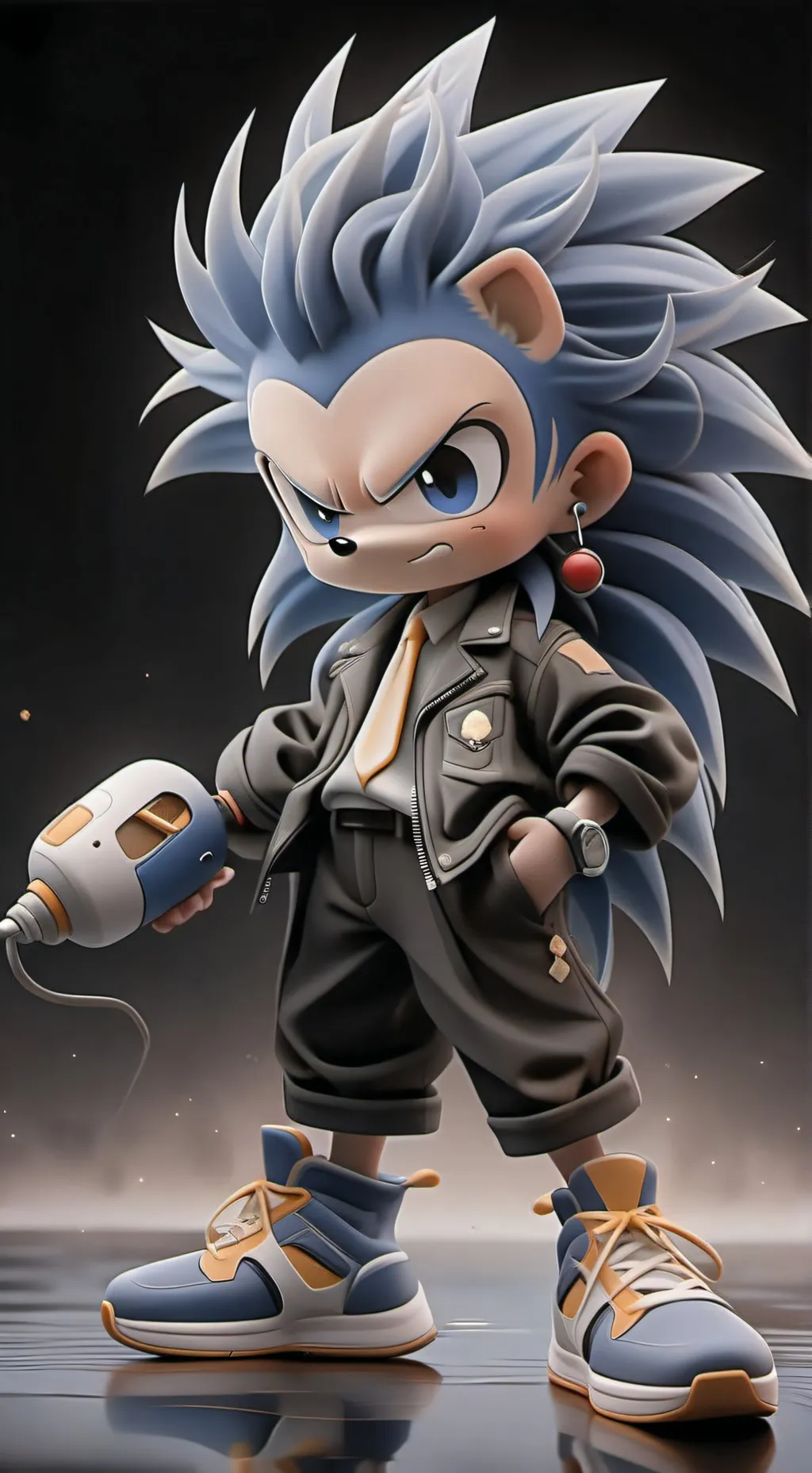 ai character: you vs sonic.exe background