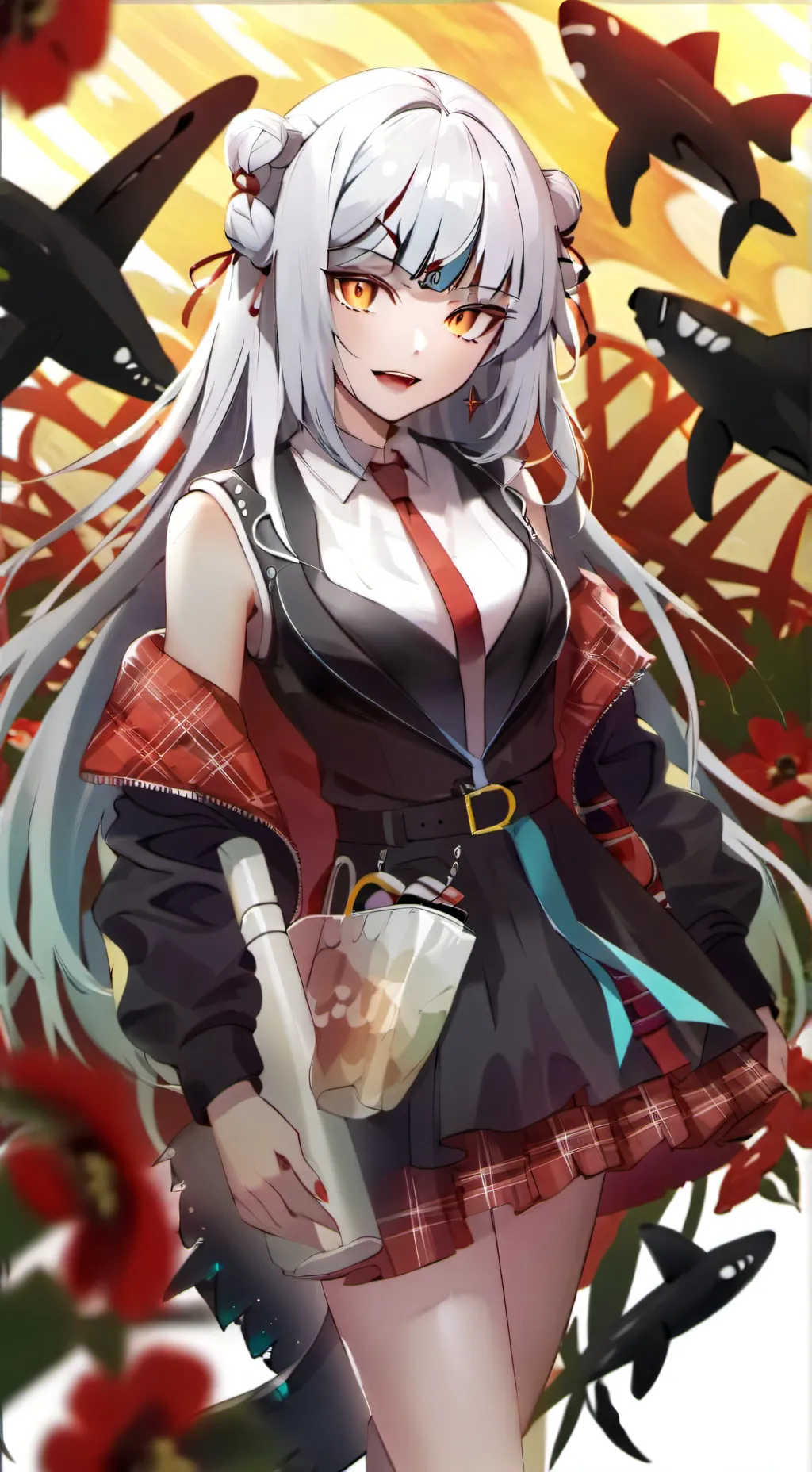 ai character: Sharkie background