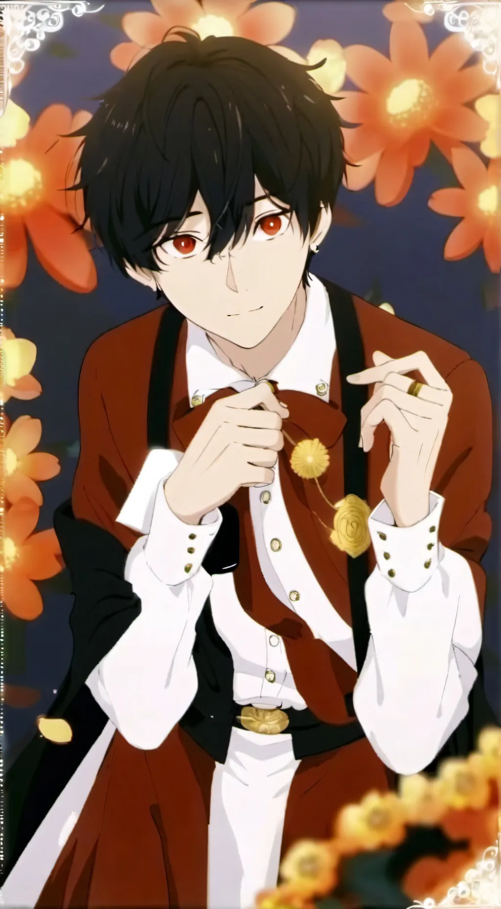 ai character: bacon x slender background