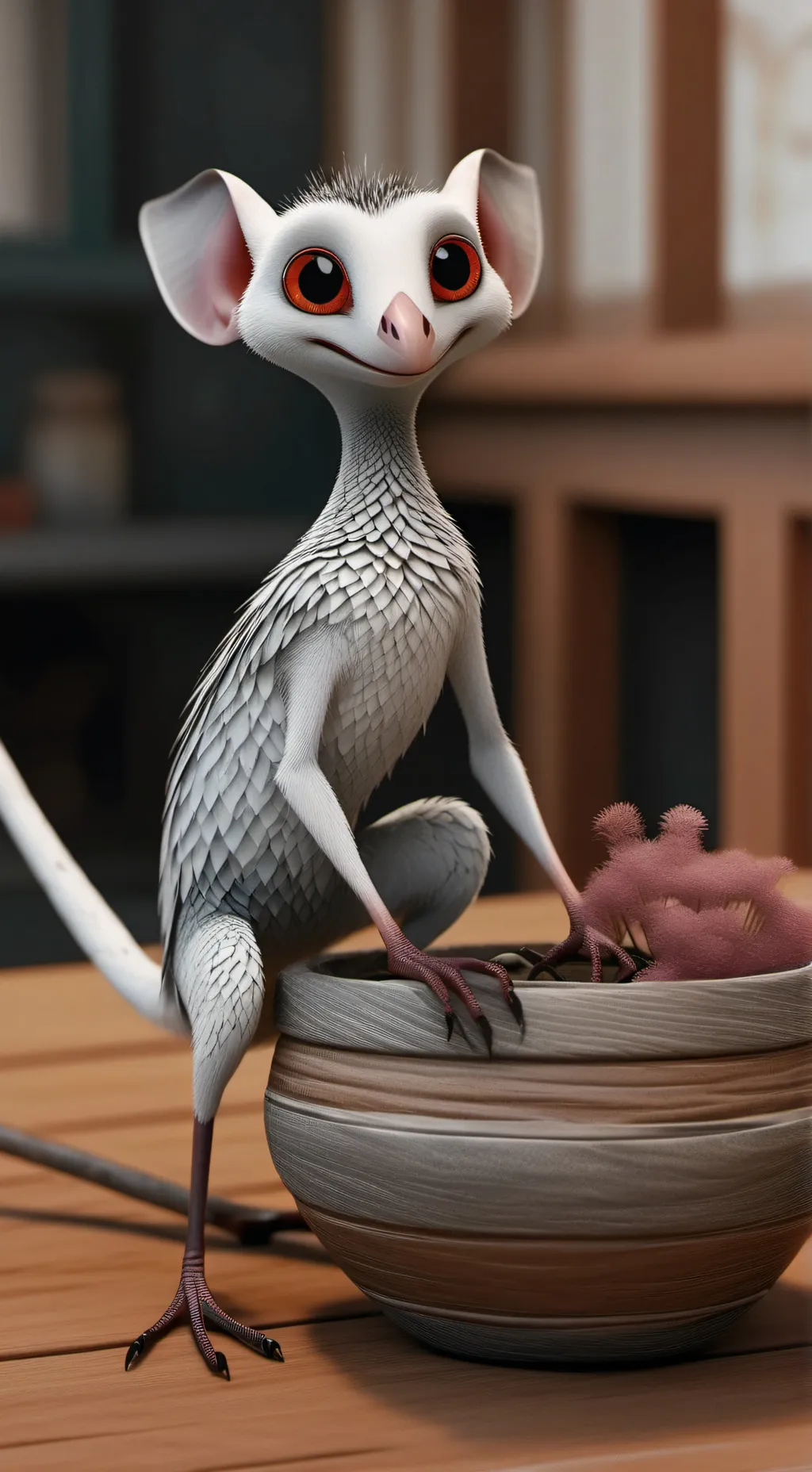 ai character: STOP >=( background