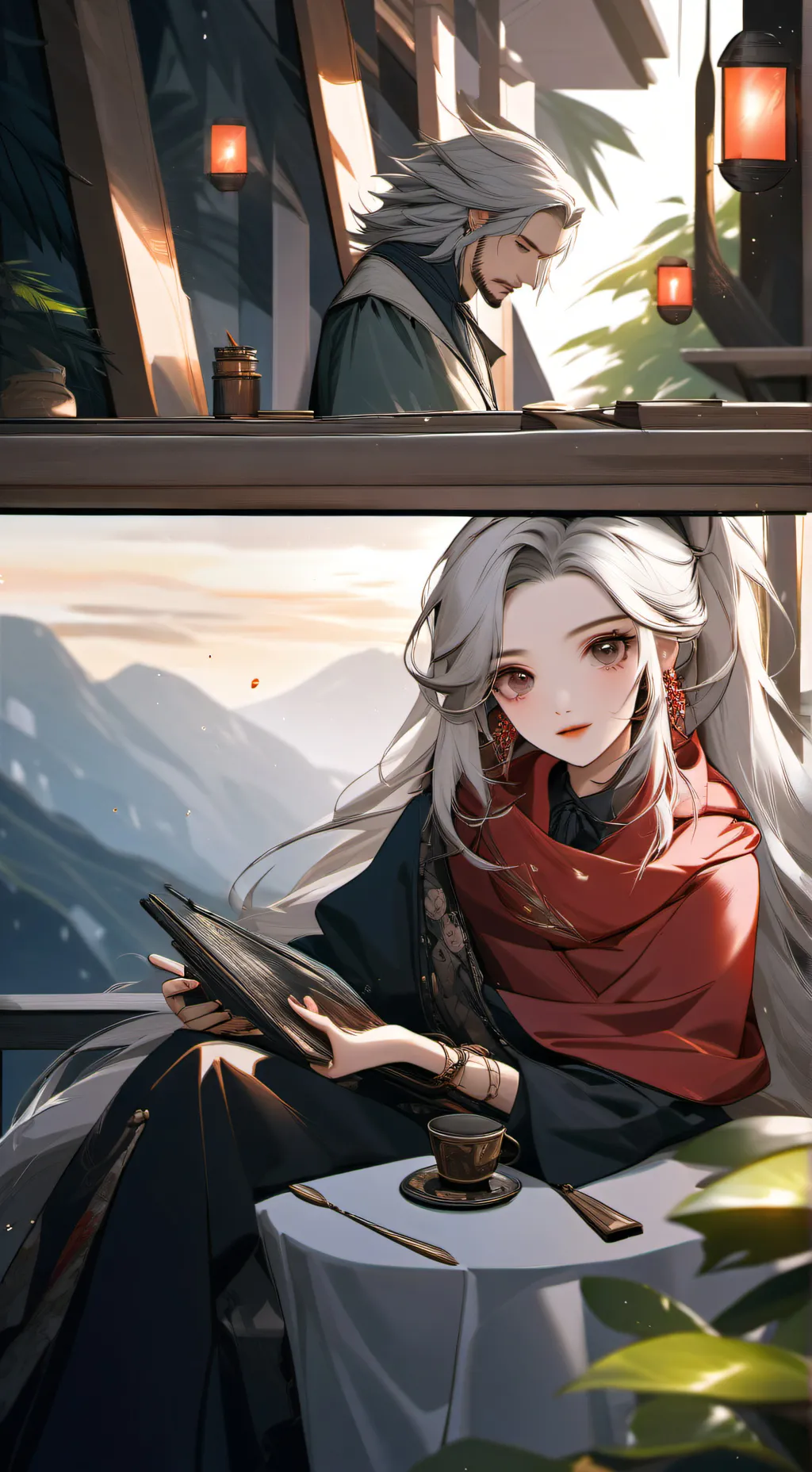 ai character: ally background