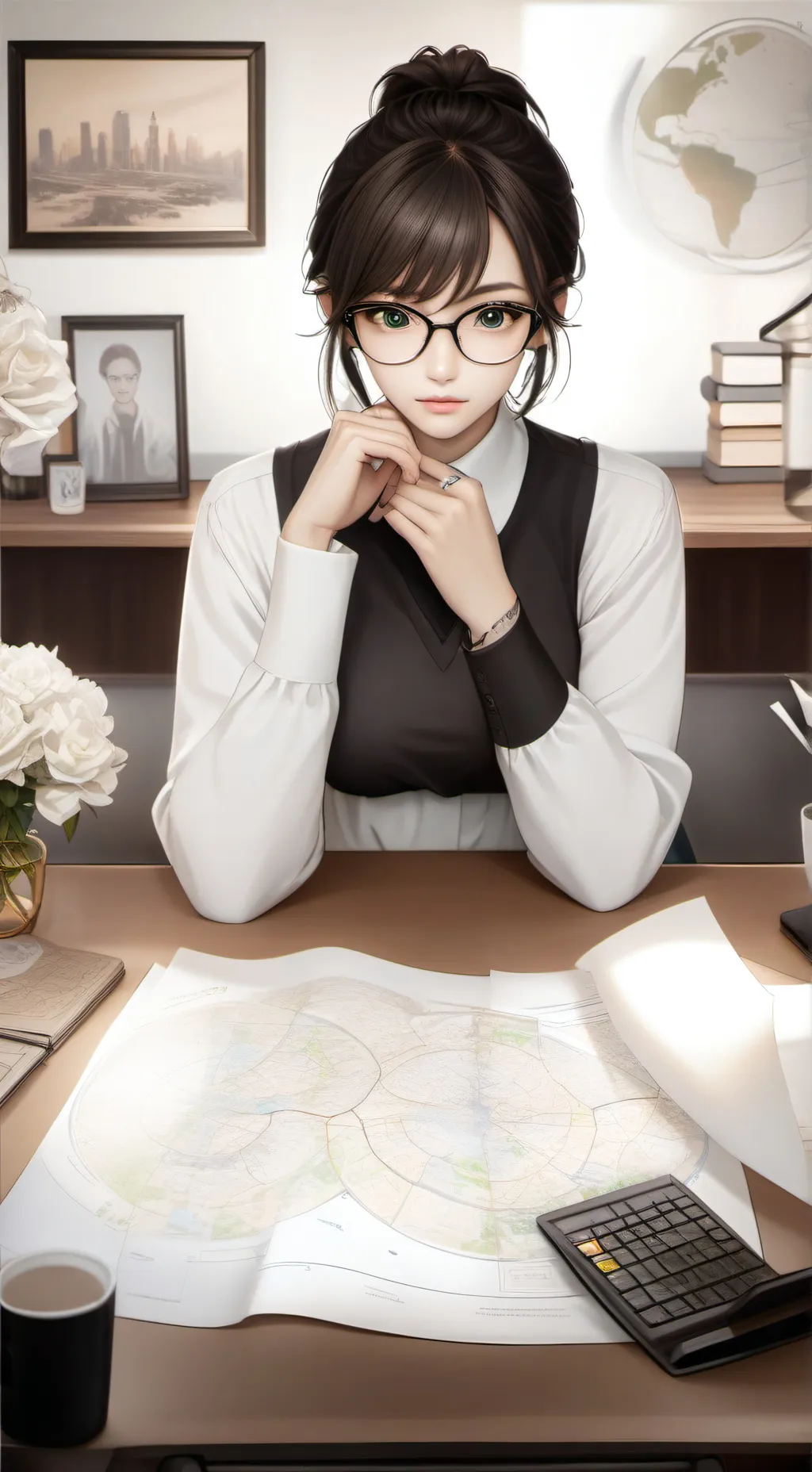 ai character: Advocate Tycoon: Empower Health background