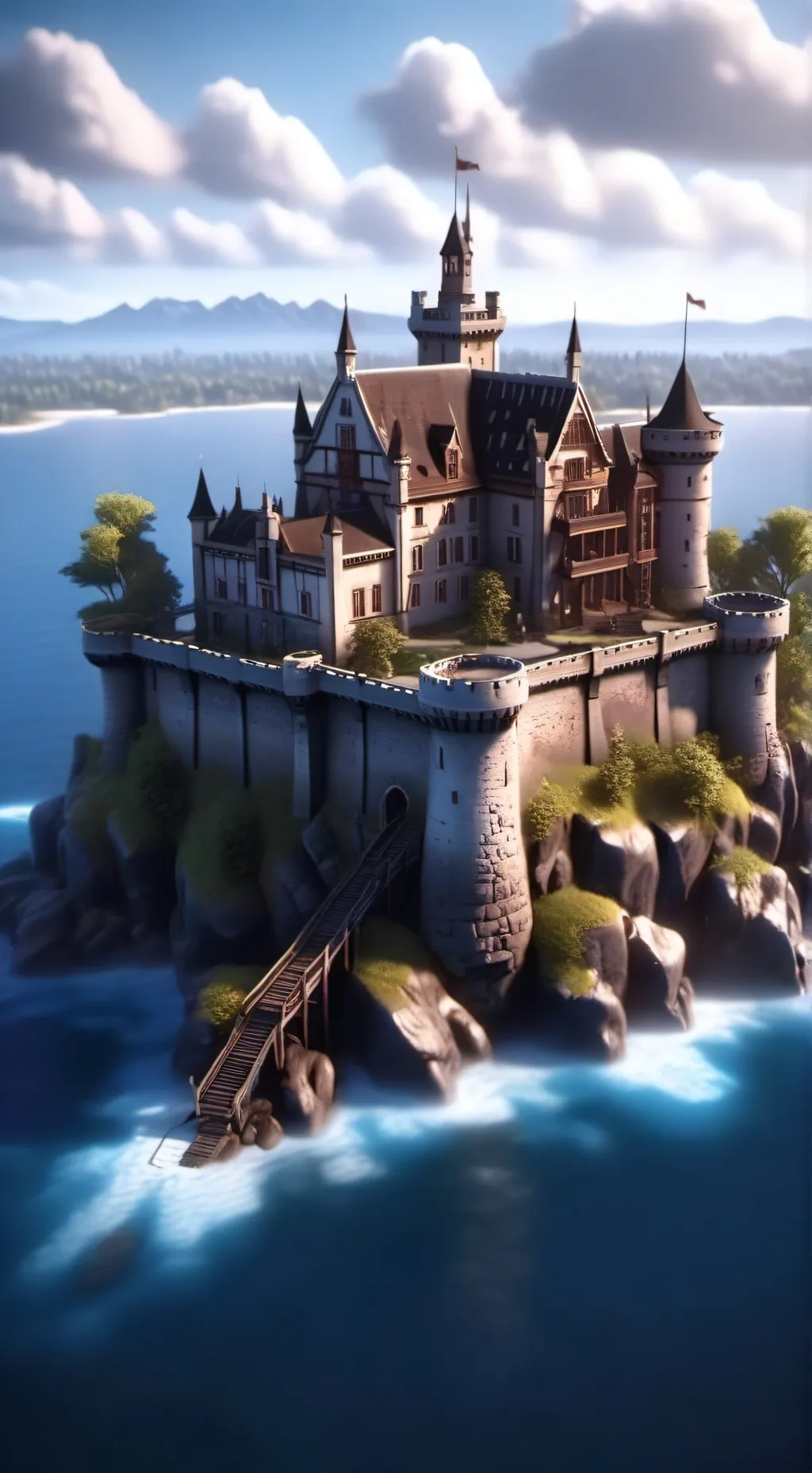 ai character: Christmas Hogwarts background