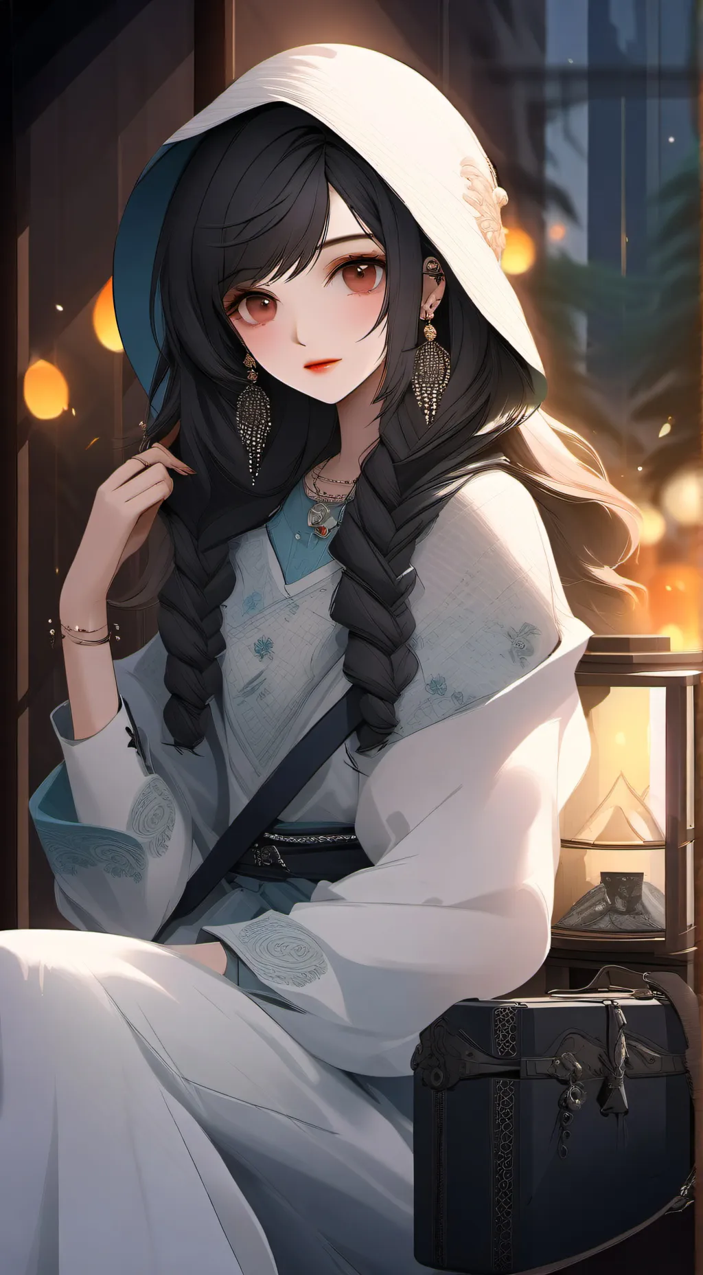 ai character: sarah background