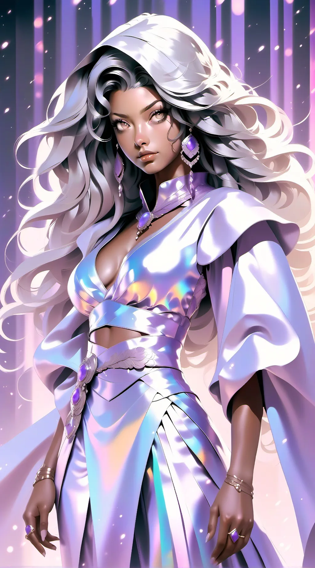 ai character: Crystal background