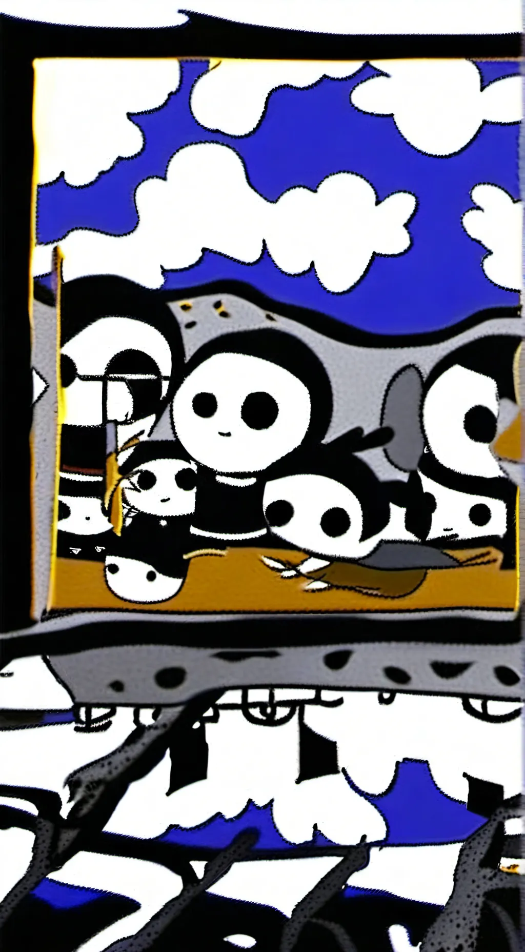 ai character: Amphibia 4 moods- background