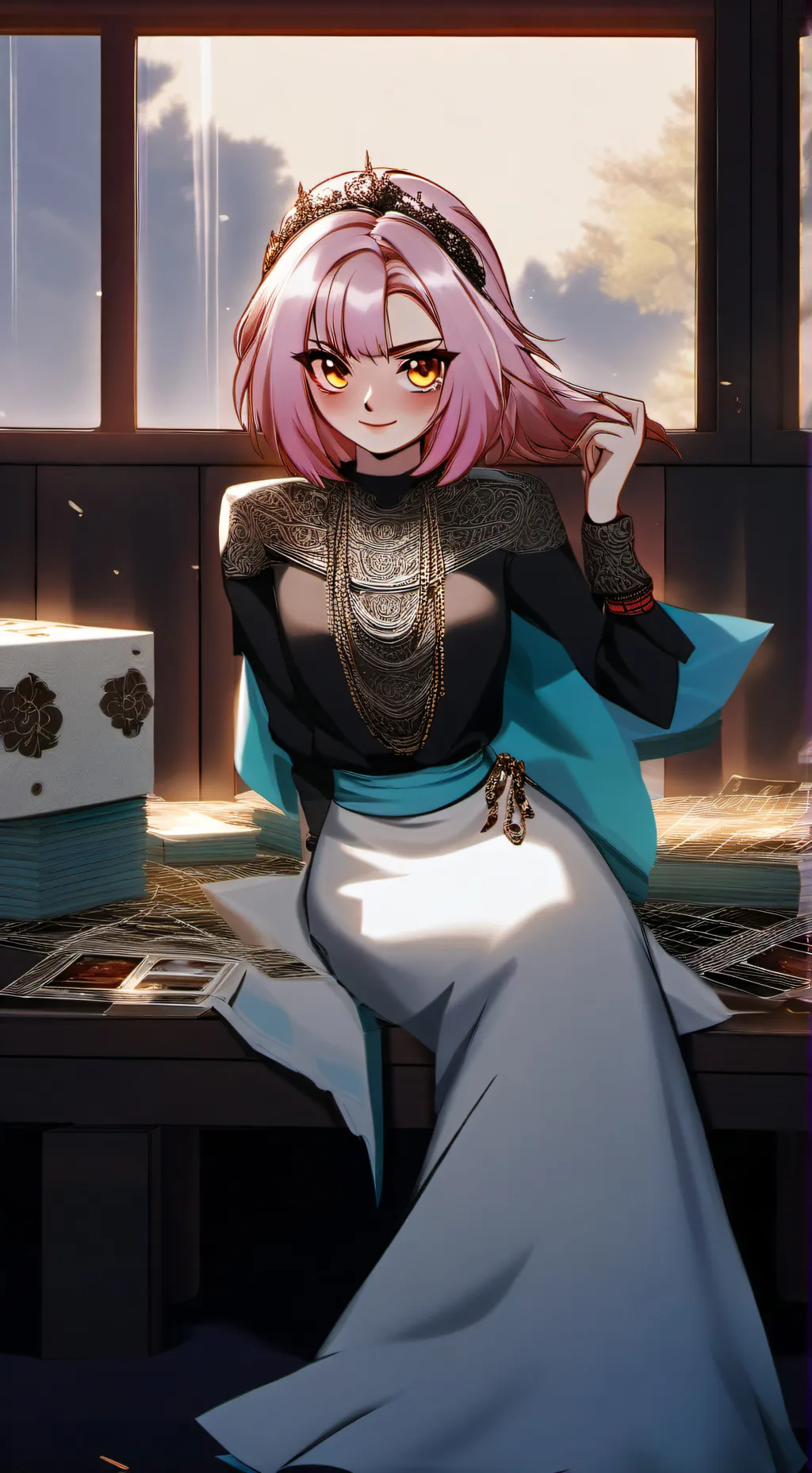 ai character: desiree chii aruel background